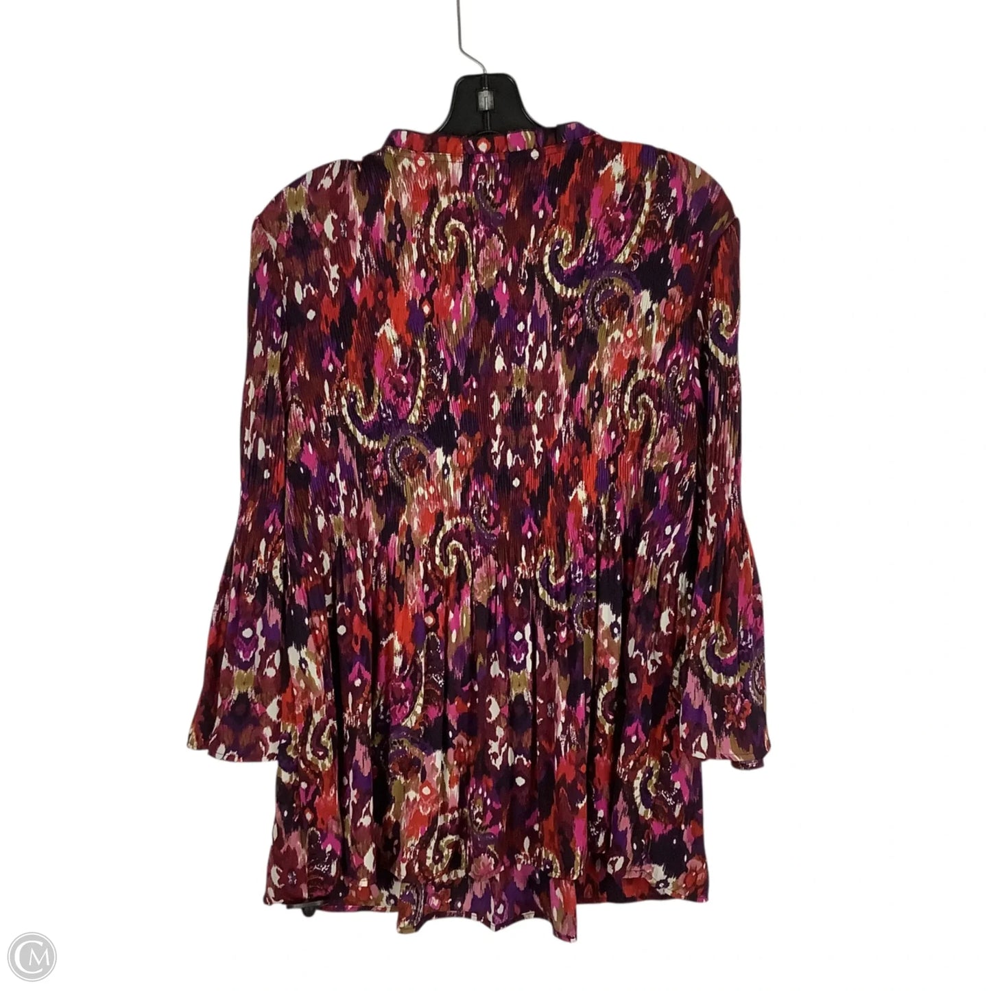 Top Long Sleeve By Clothes Mentor In Purple, Size: L
