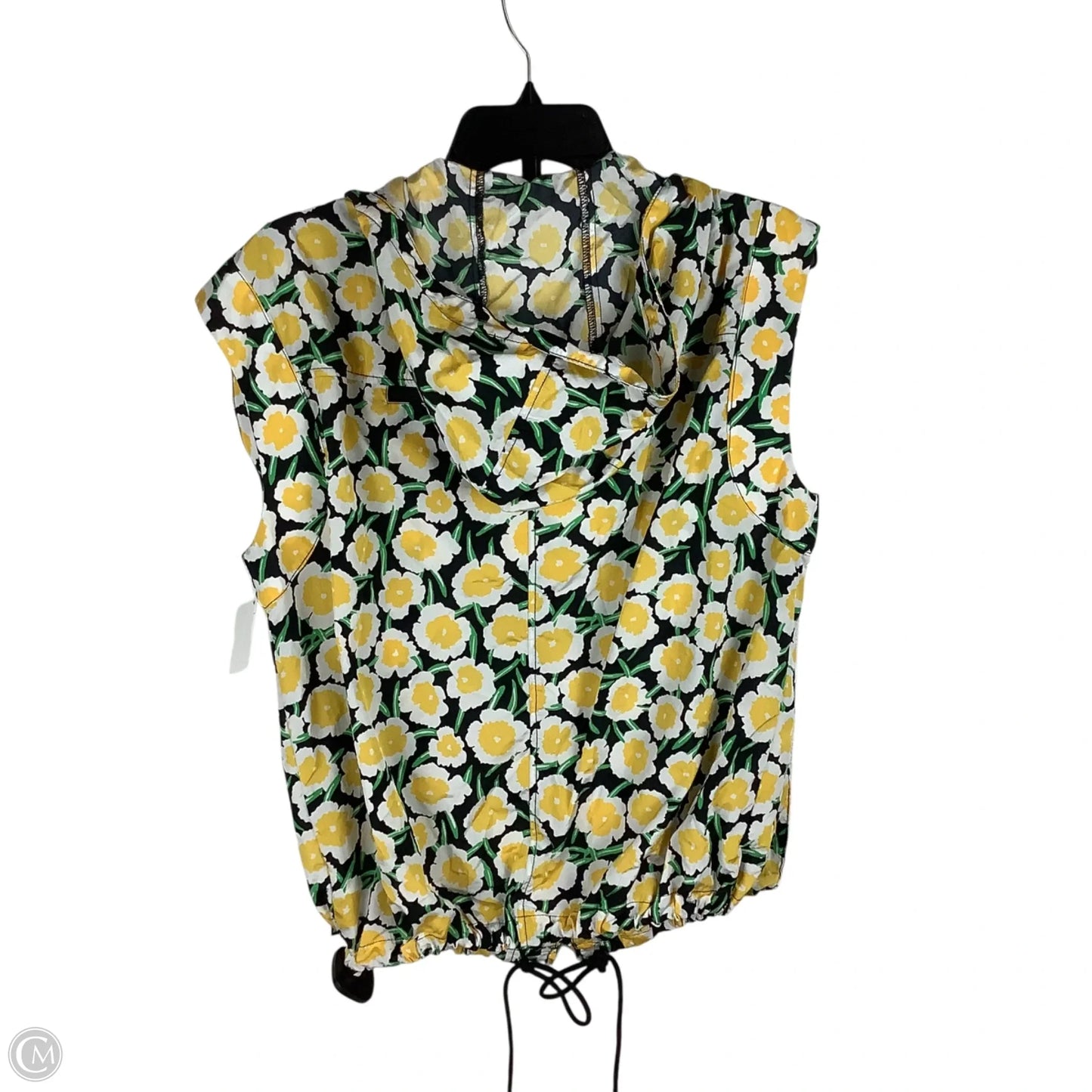 Vest Windbreaker By Target-designer In Floral Print, Size: Xxs (oversized fit)