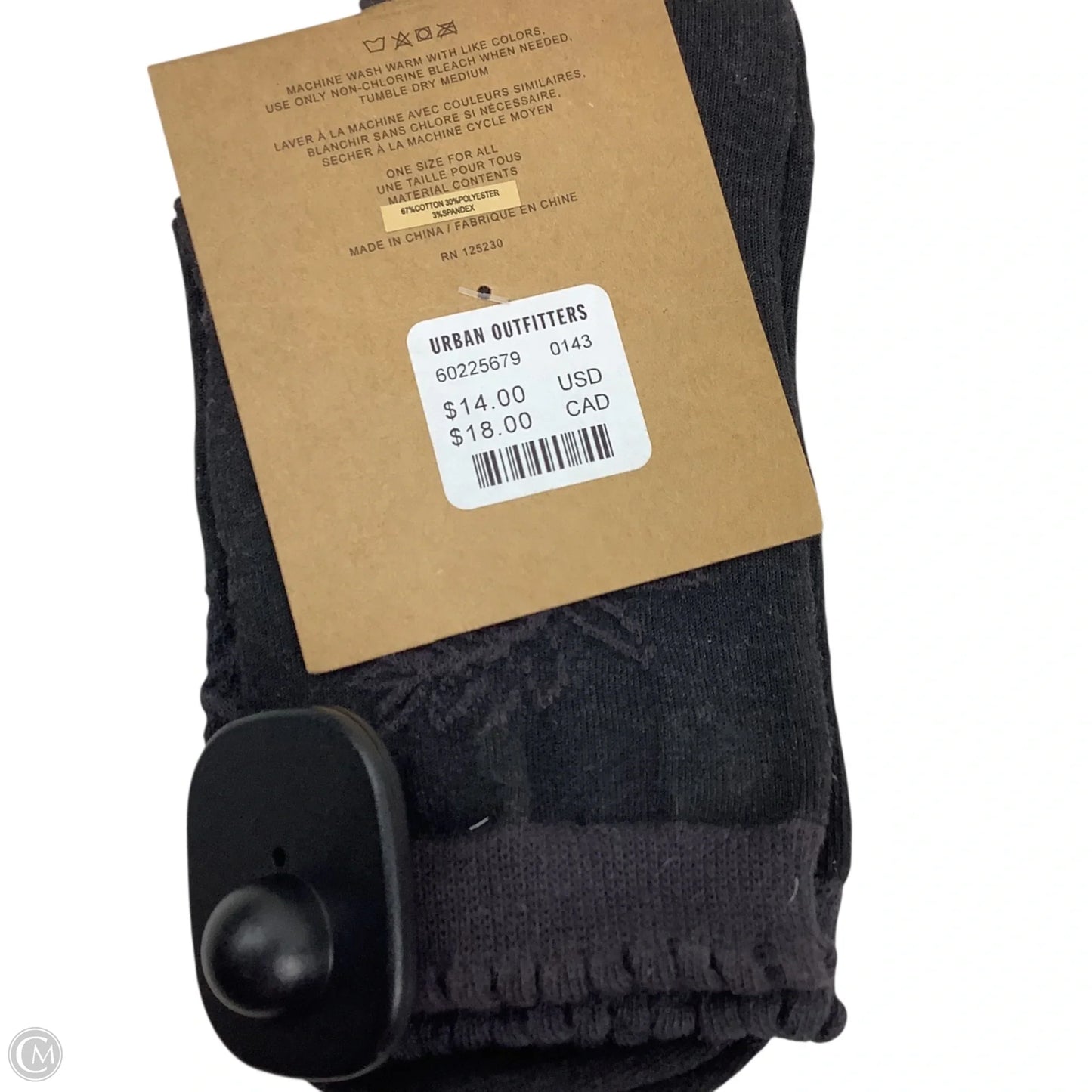 Socks By Urban Outfitters In Black, Size: Osfm