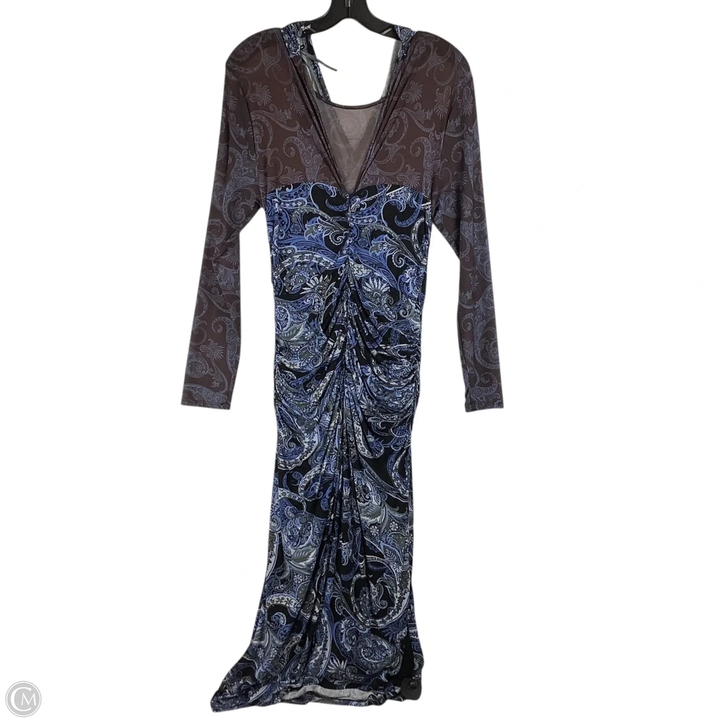 Dress Party Long By Anthropologie In Purple, Size: L