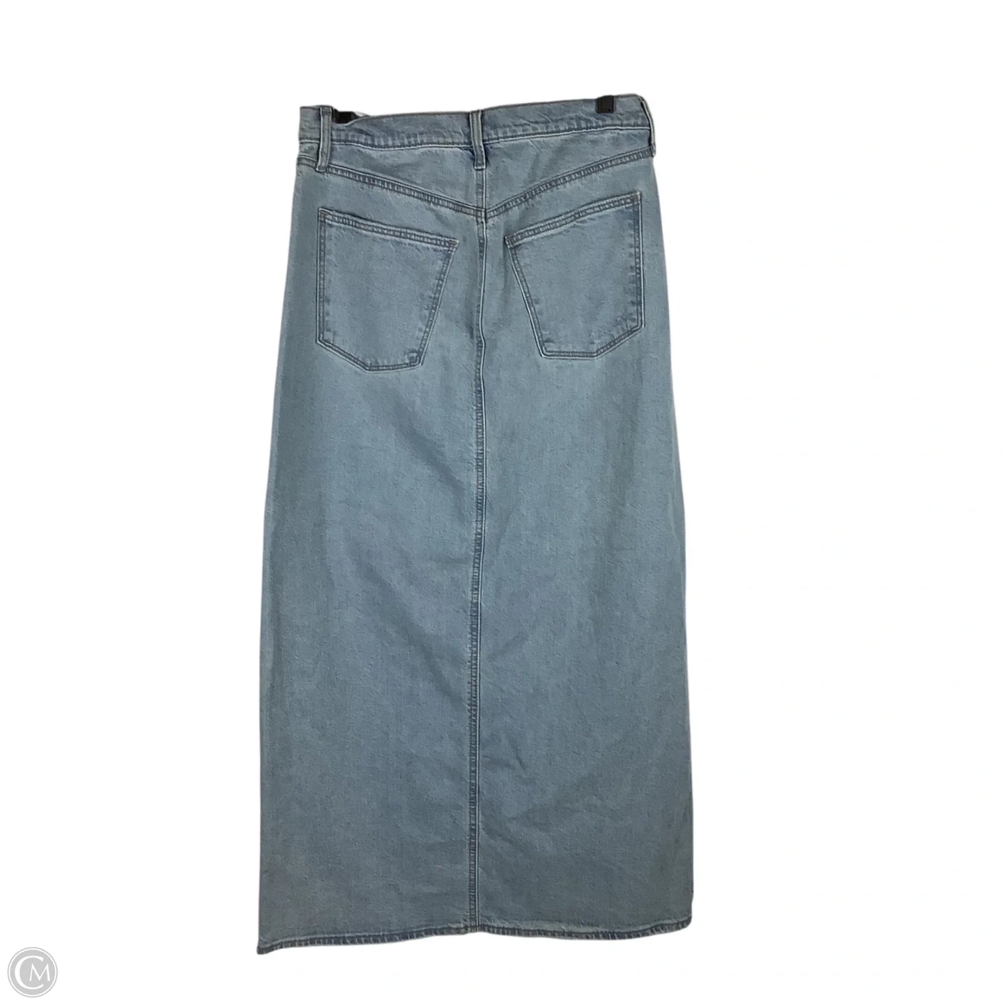 Skirt Maxi By Universal Thread In Blue Denim, Size: 10