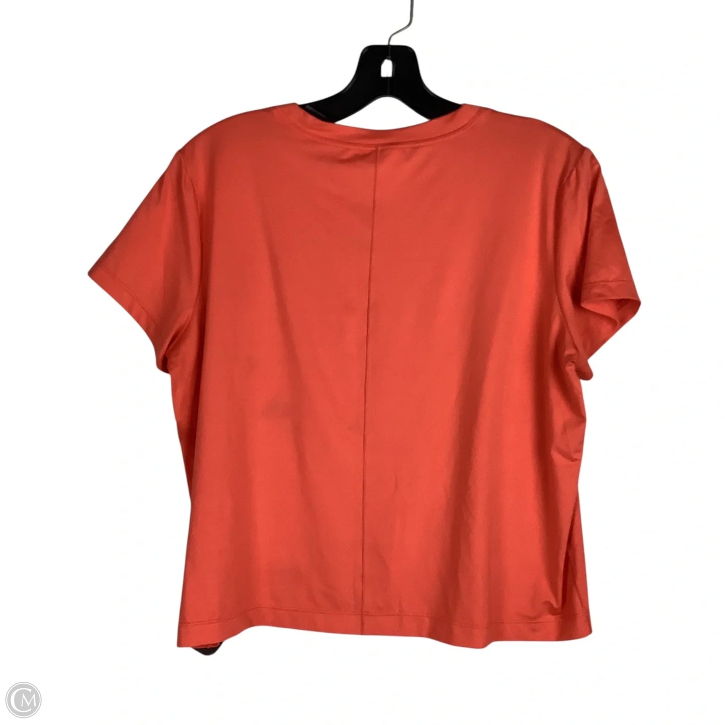 Athletic Top Short Sleeve By Spanx In Orange, Size: S