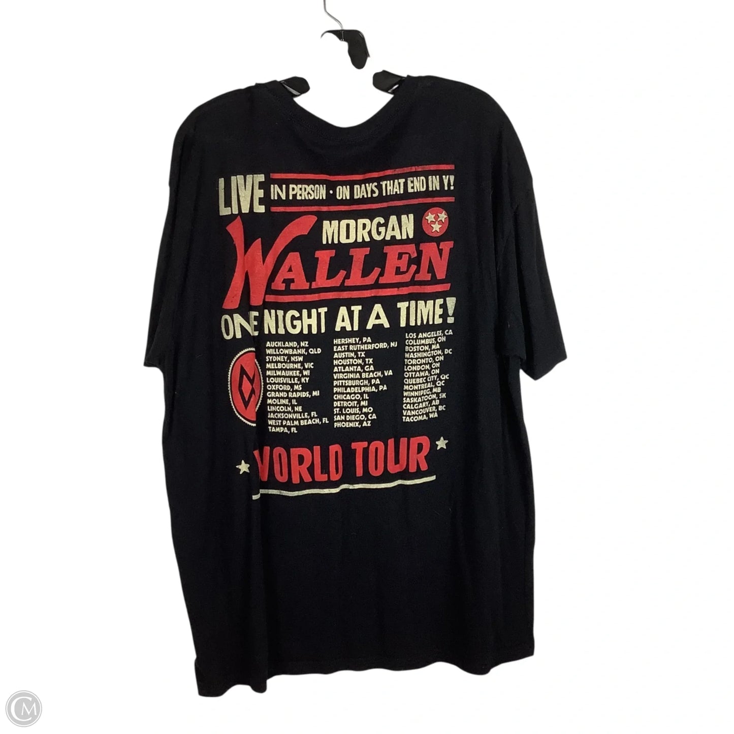 Top Short Sleeve By Clothes Mentor In Black, Size: 2x