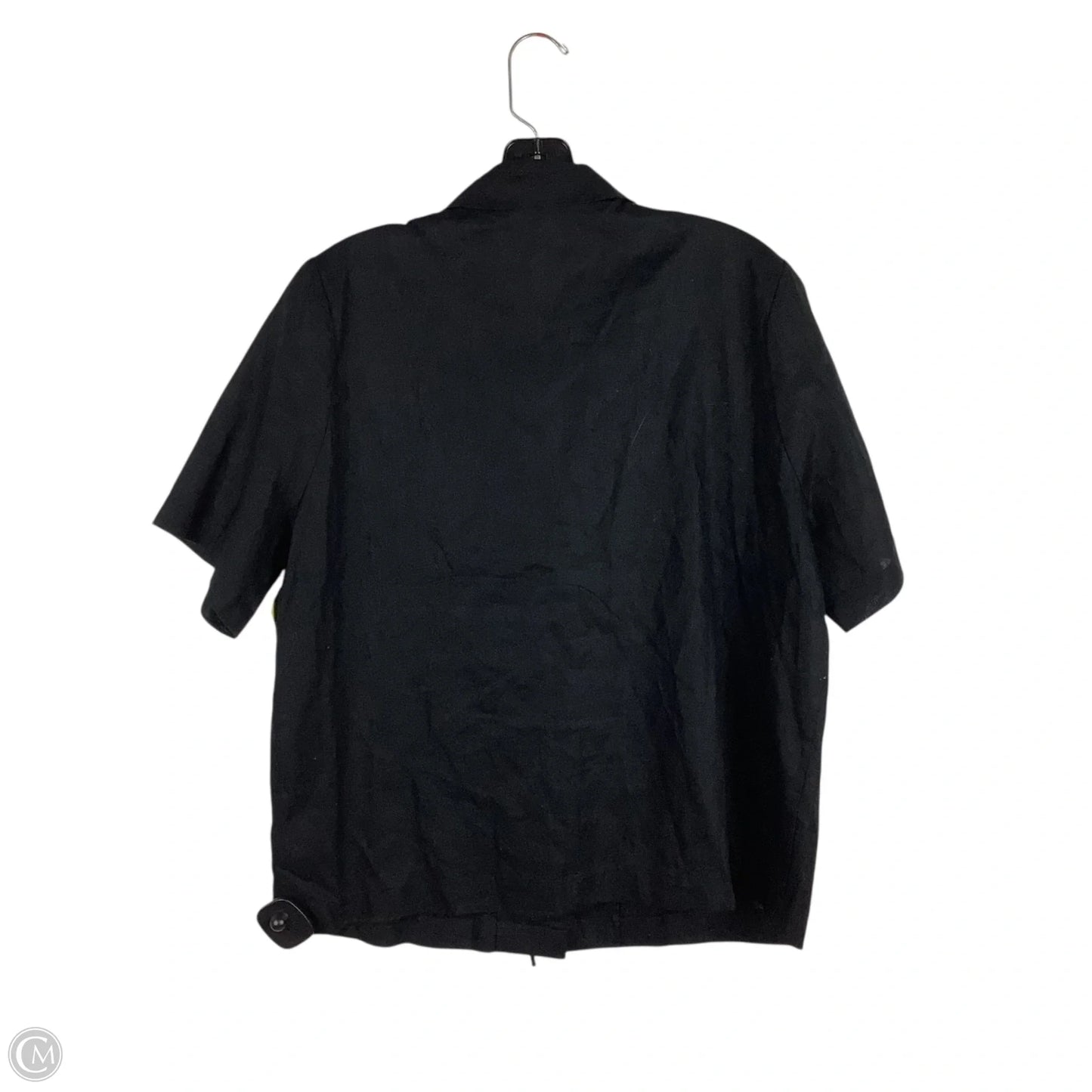 Top Short Sleeve By Express In Black, Size: S