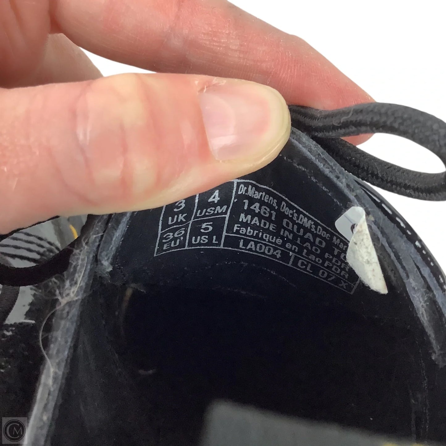 Shoes Heels Platform By Dr Martens In Black, Size: 5