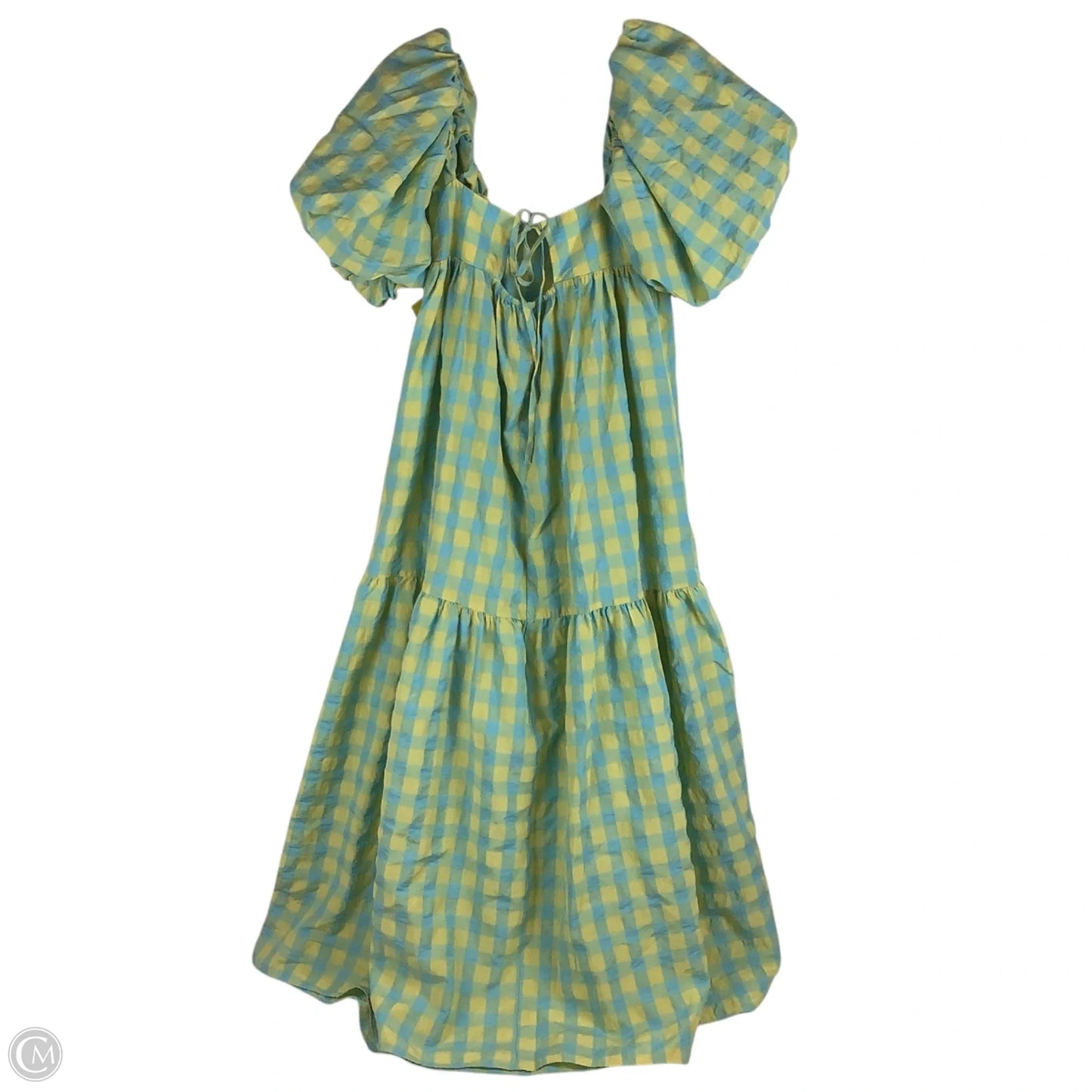 Dress Party Long By Zara In Blue & Green, Size: M