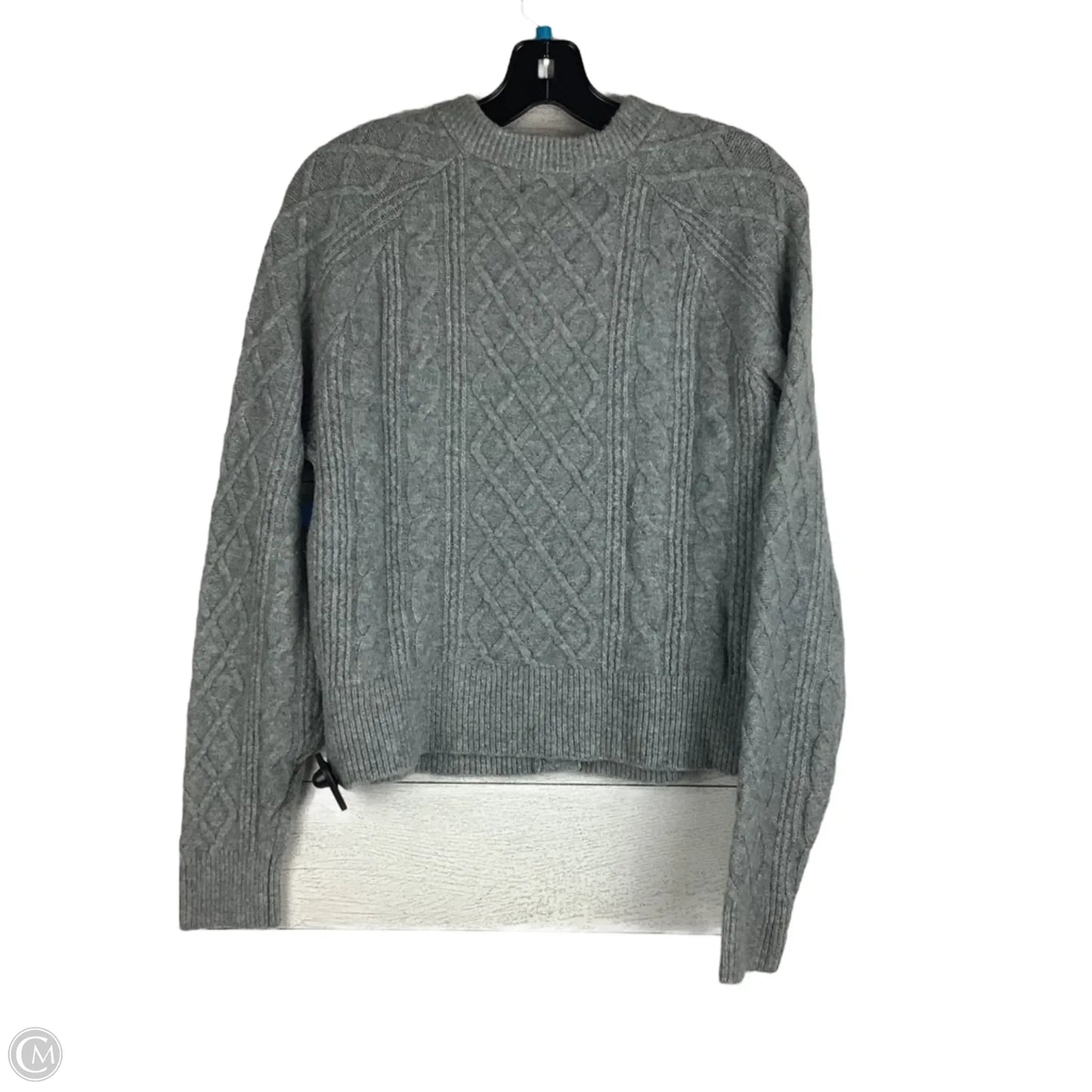 Sweater Cardigan By Universal Thread In Grey, Size: L