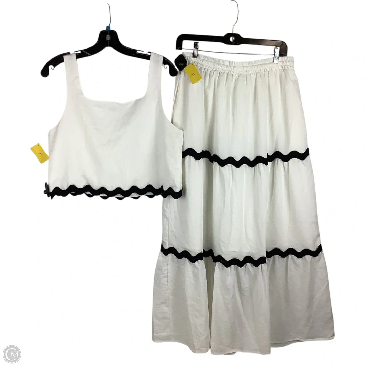 Skirt Set 2pc By Prettygarden In White, Size: M