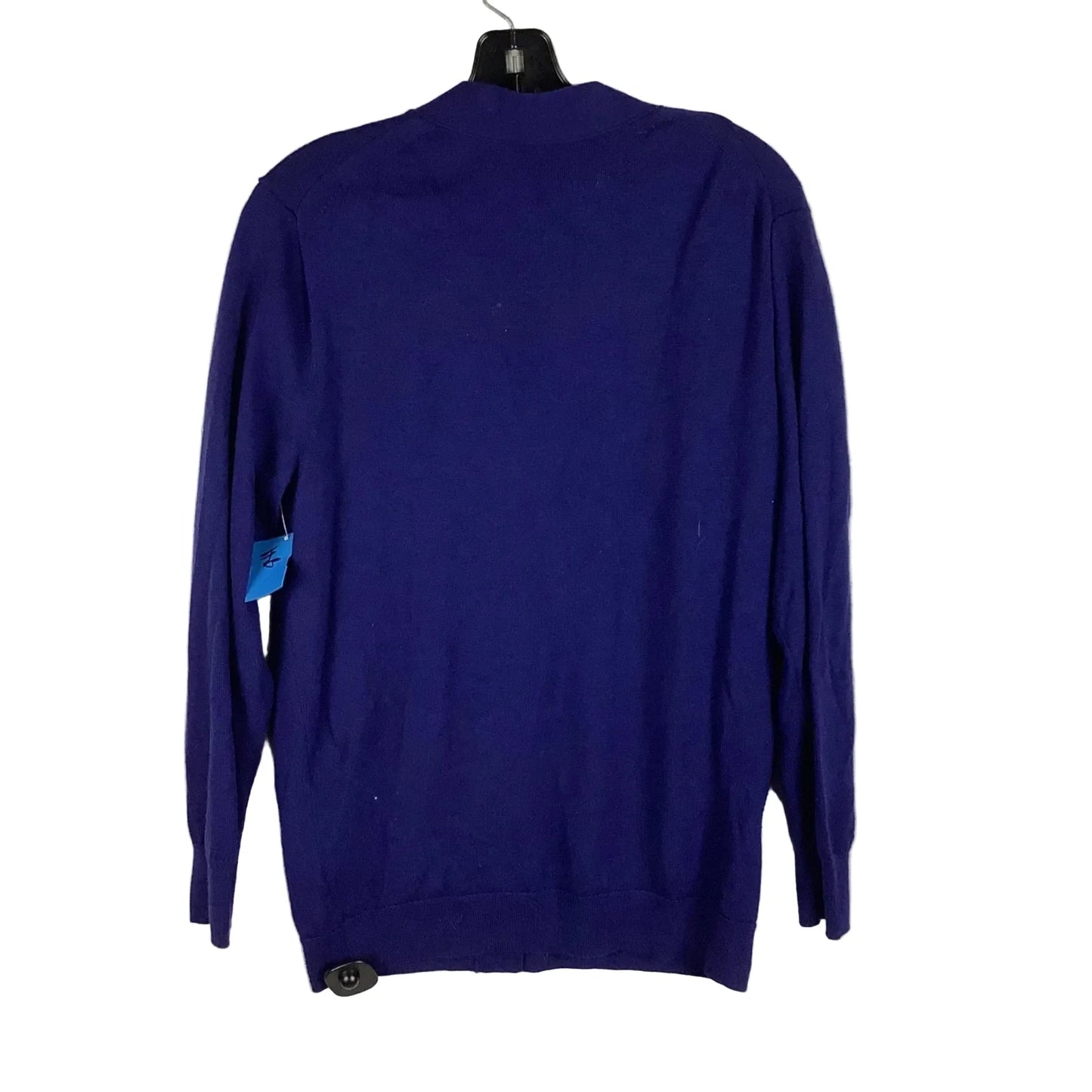 Sweater Cardigan By Madewell In Blue, Size: M