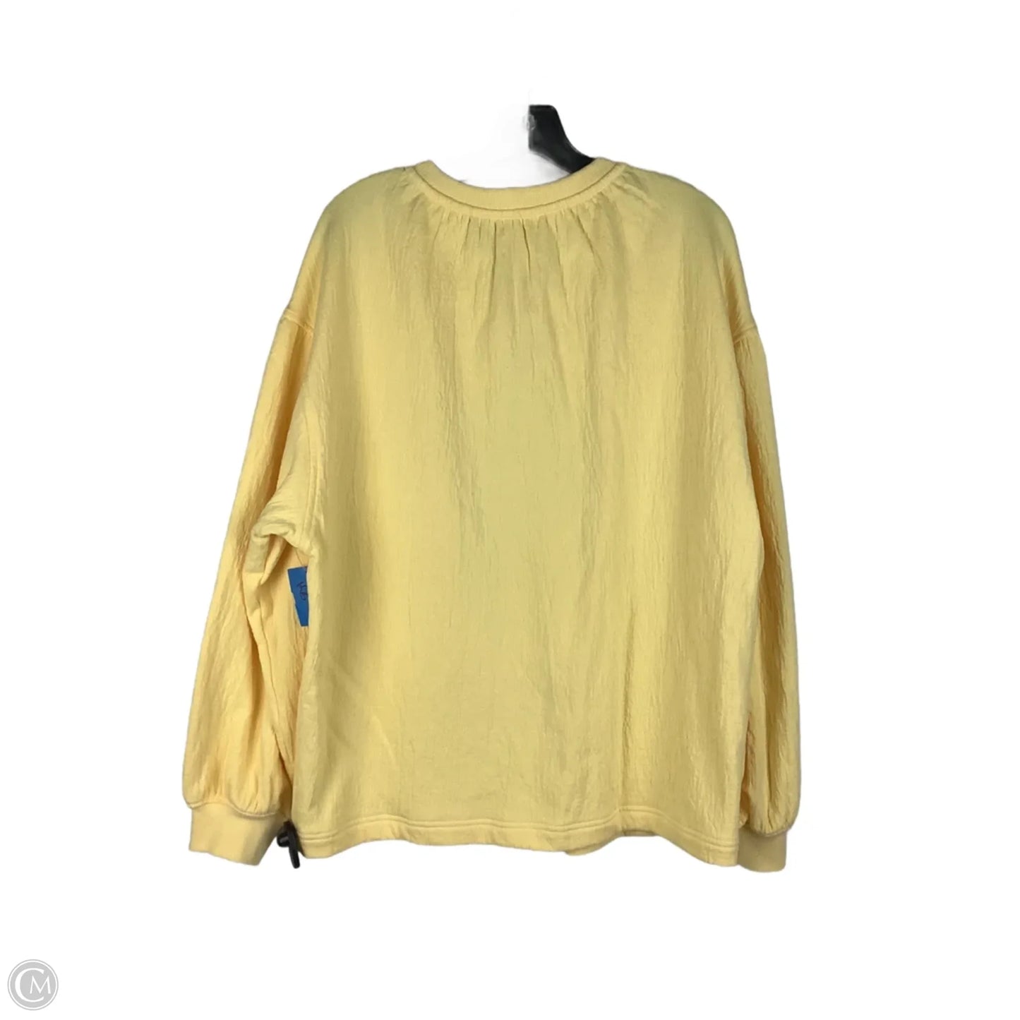 Top Long Sleeve By Aerie In Yellow, Size: S