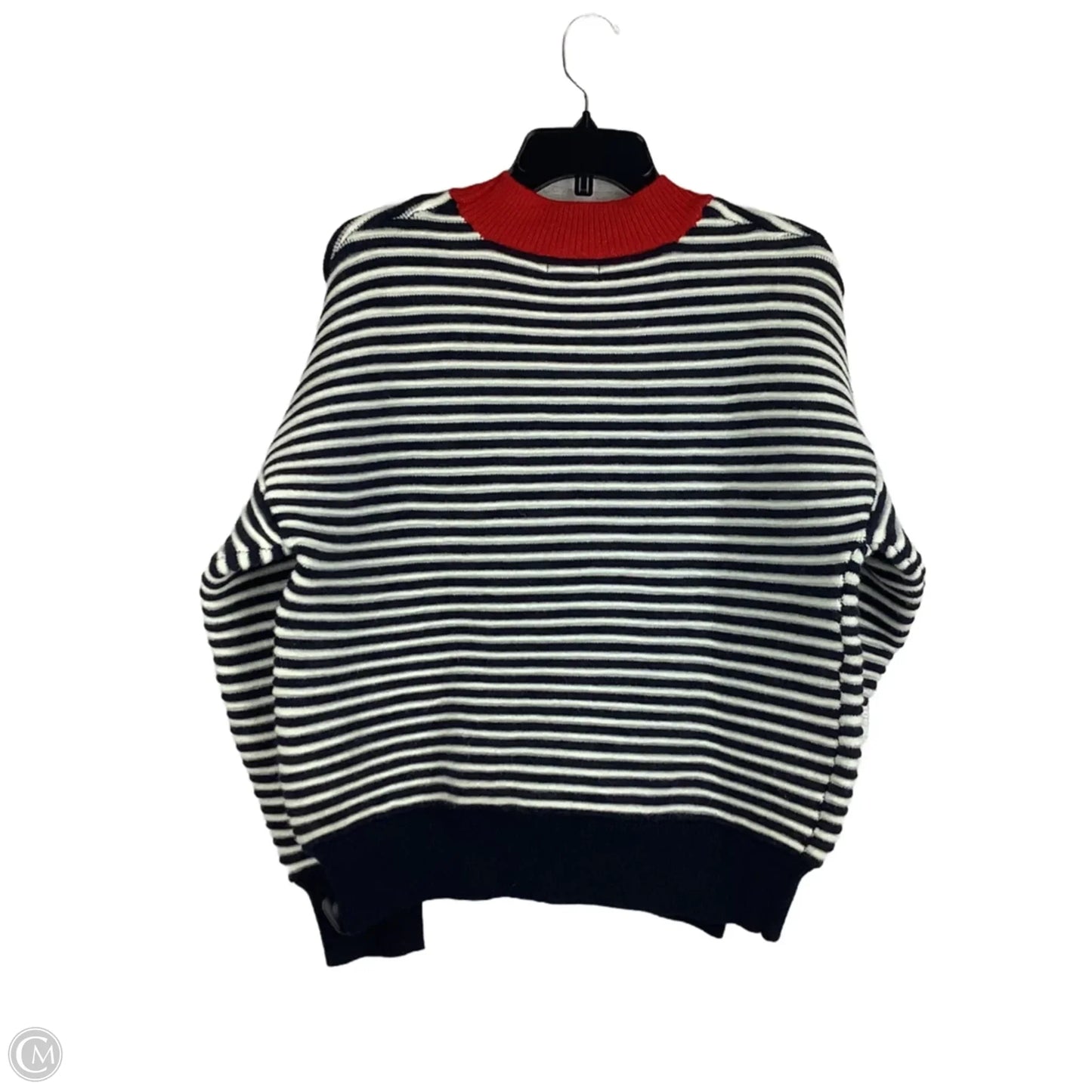Sweater By Moon River In Striped Pattern, Size: M