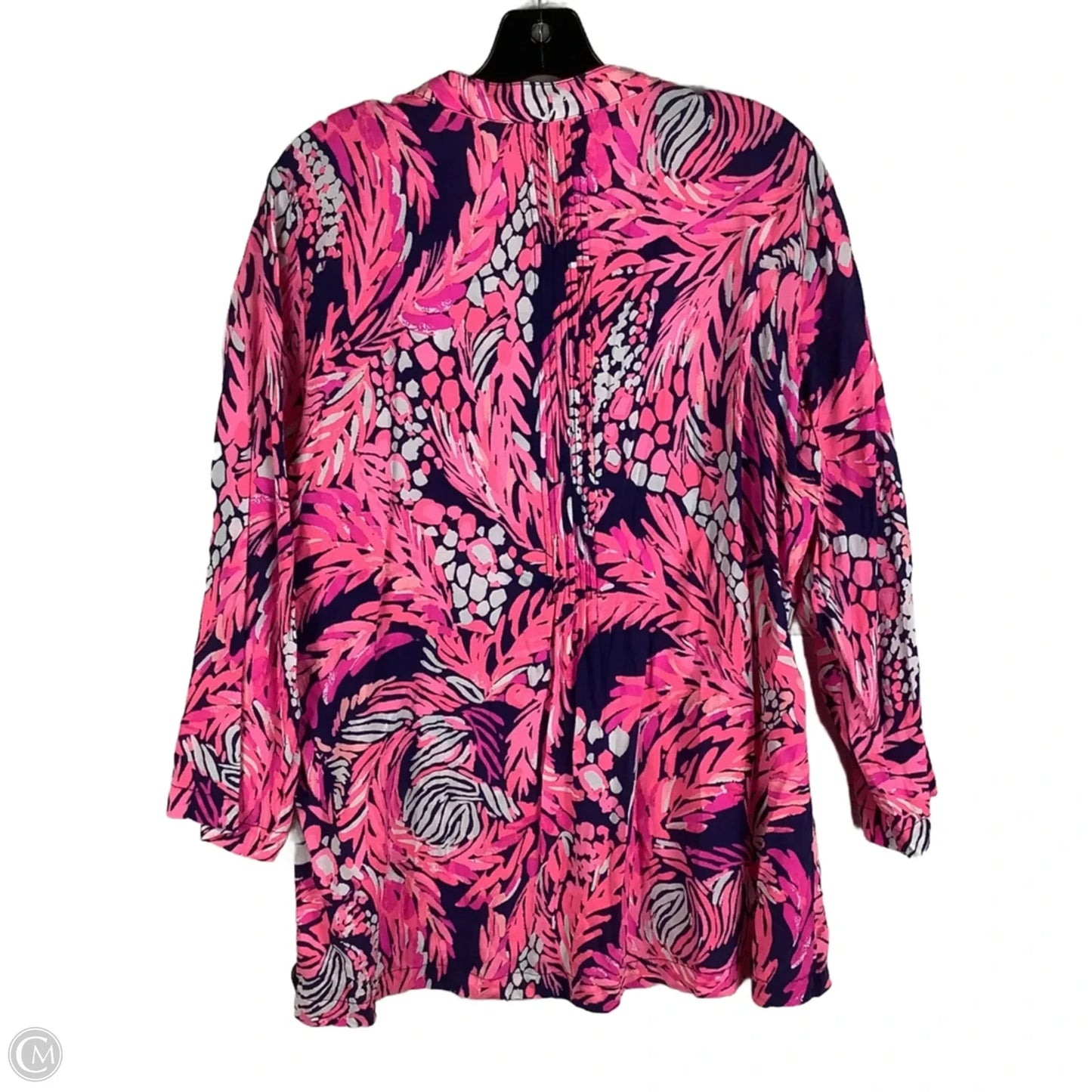 Top Long Sleeve Designer By Lilly Pulitzer In Pink, Size: Xl