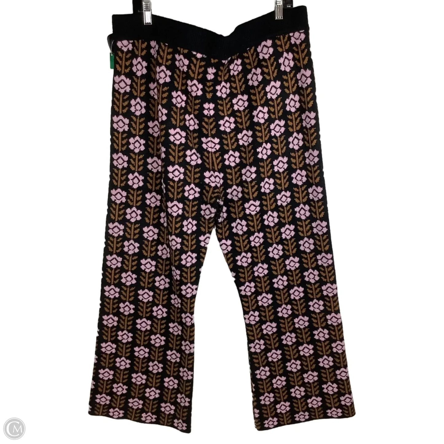 Pants Lounge By Almost Pink In Brown & Pink, Size: 3x
