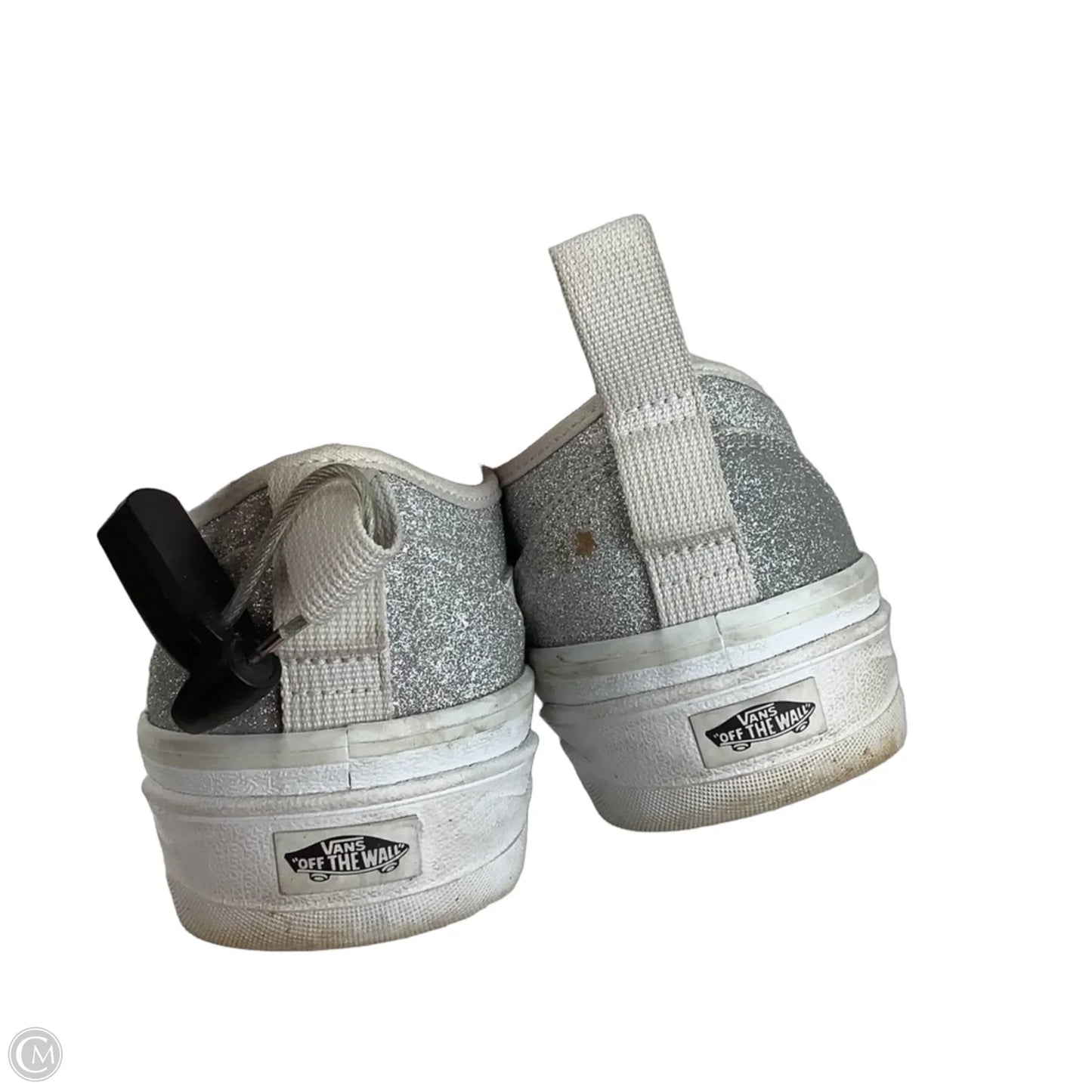 Shoes Sneakers By Vans In Silver, Size: 8