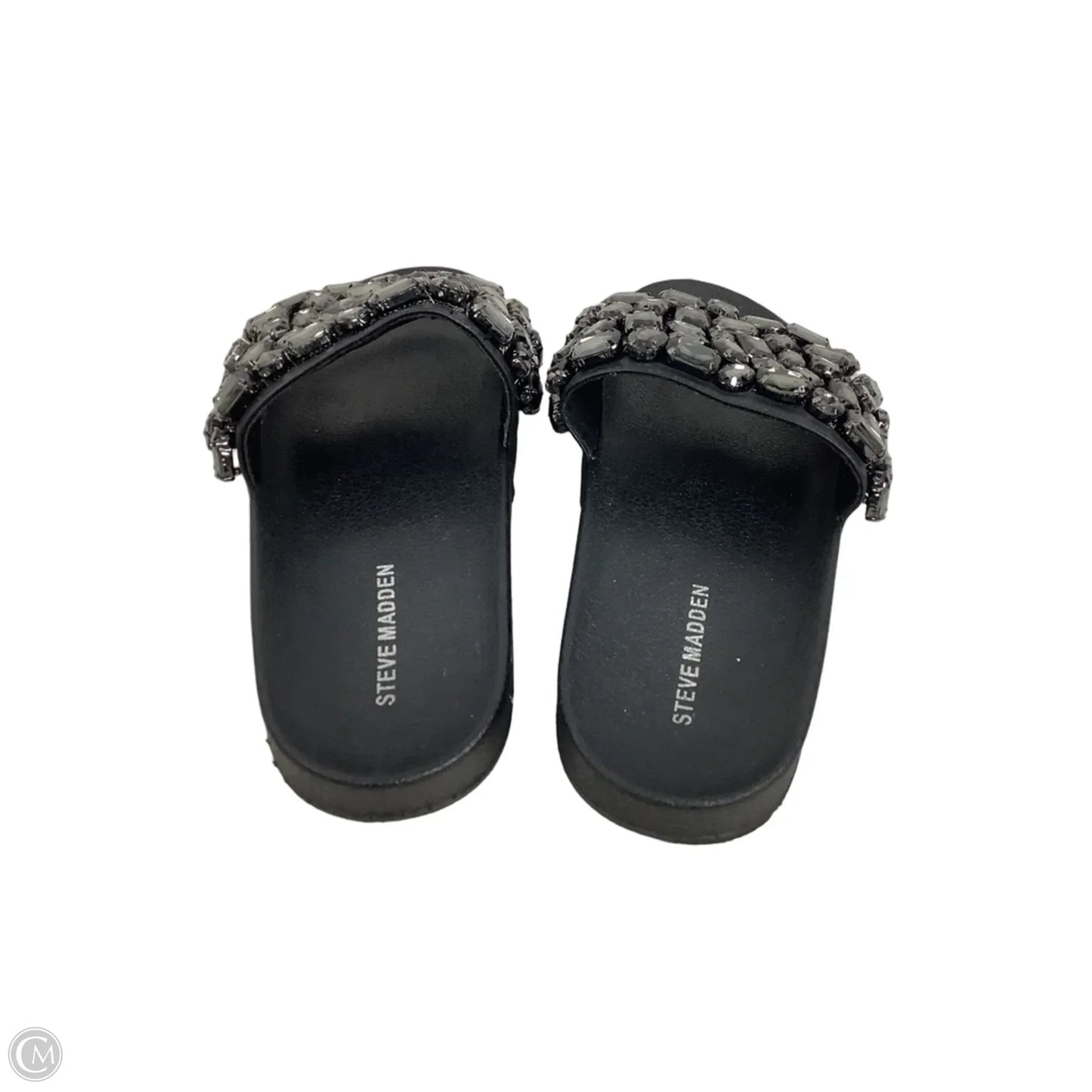 Sandals Flats By Steve Madden In Black, Size: 8