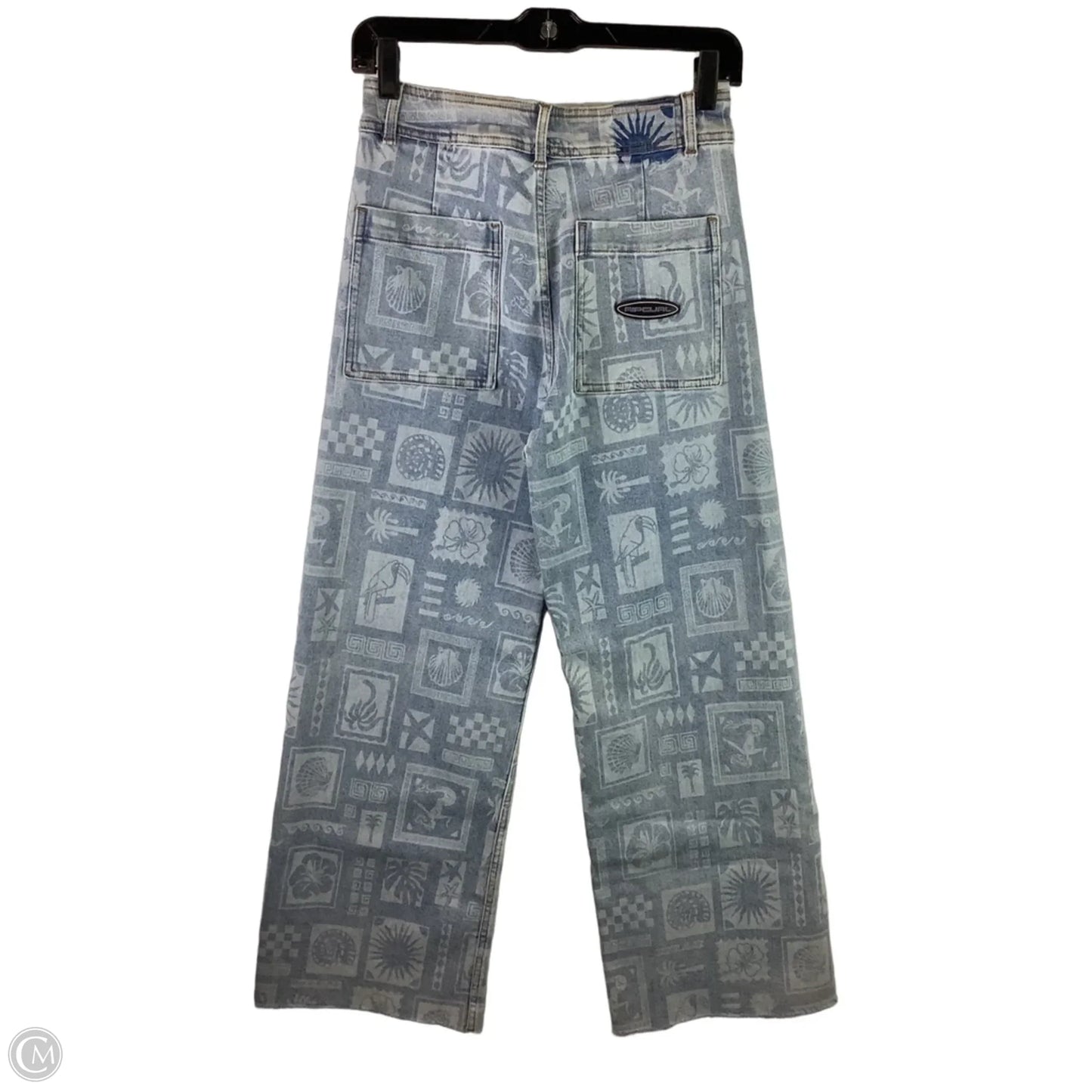 Jeans Wide Leg By Rip Curl In Blue Denim, Size: 2