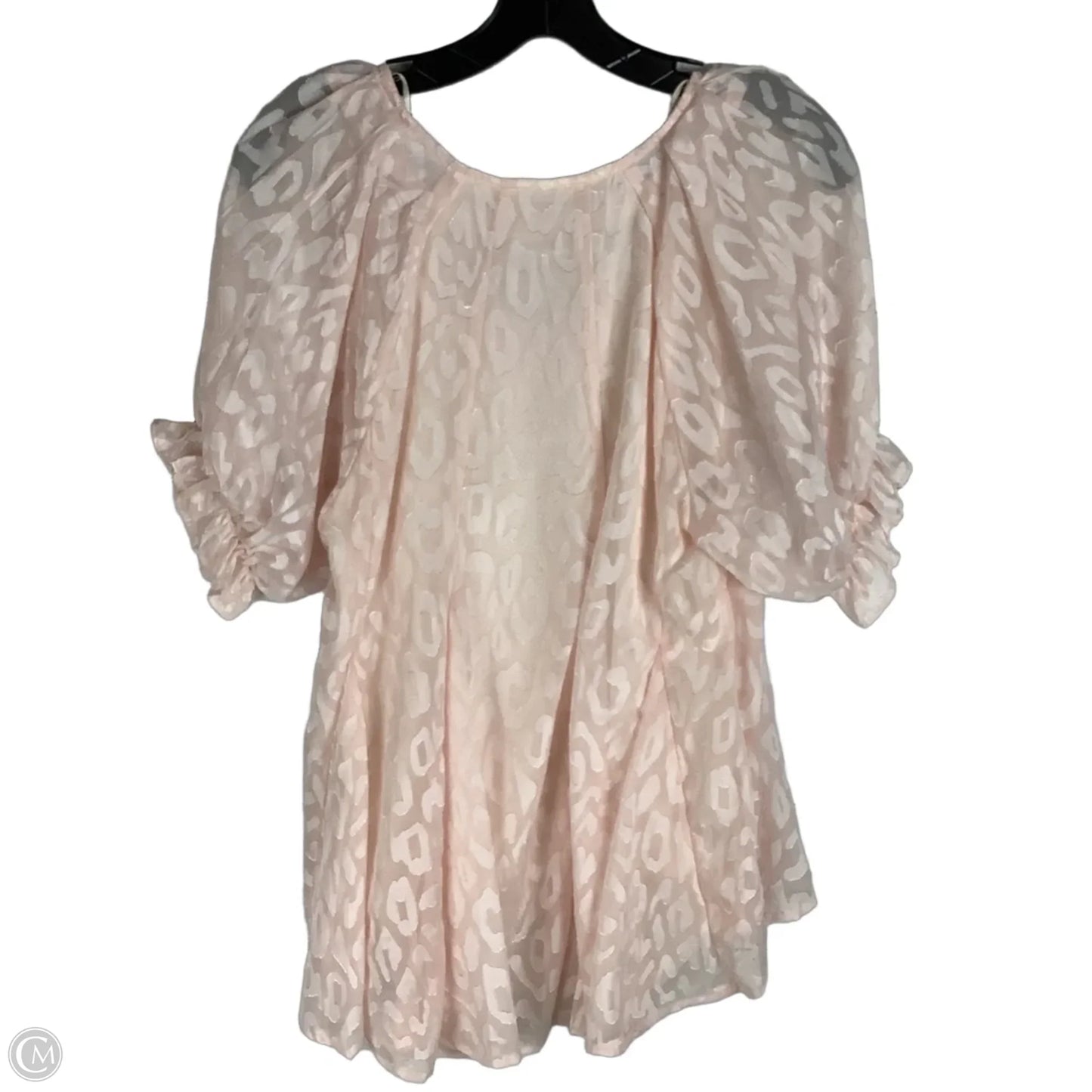 Top Short Sleeve By Umgee In Pink, Size: S