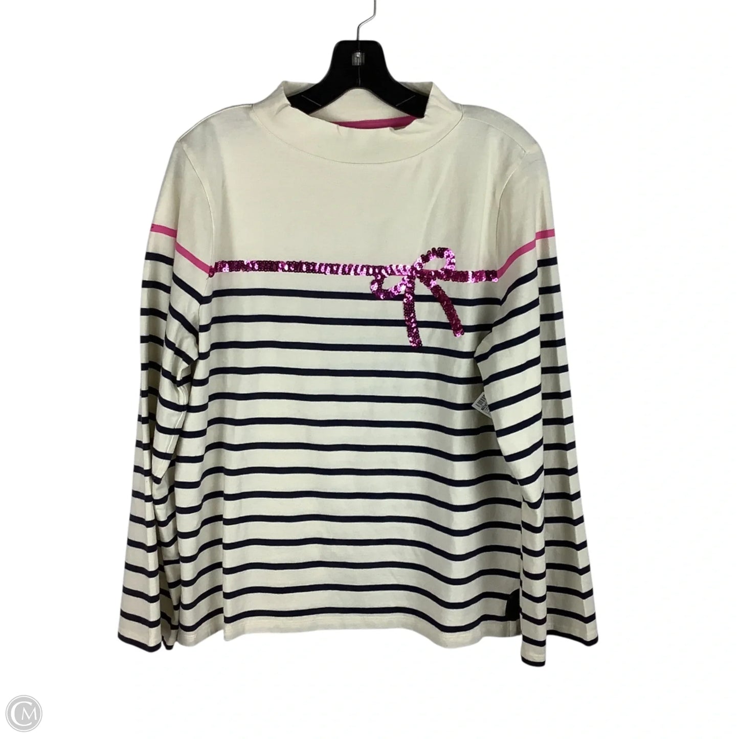 Sweatshirt Crewneck By Talbots In Cream, Size: L