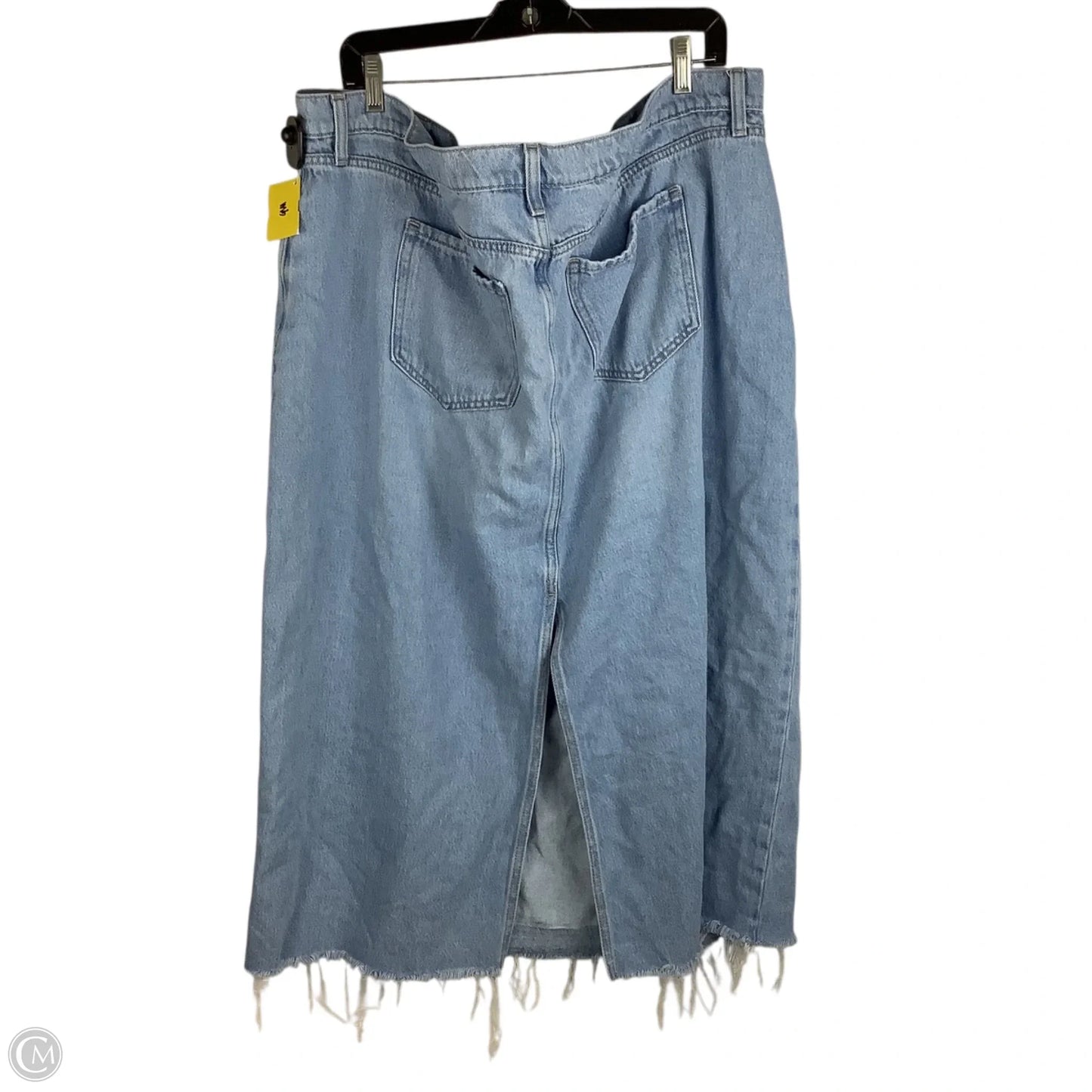 Skirt Maxi By Old Navy In Blue Denim, Size: 20