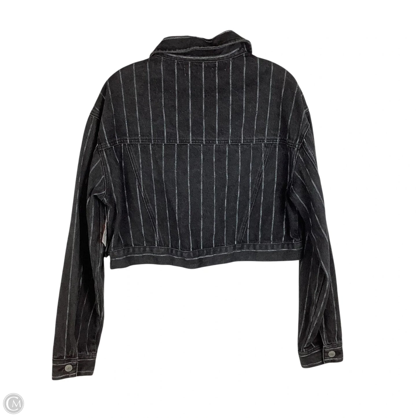 Jacket Denim By Pacsun In Black, Size: M/L