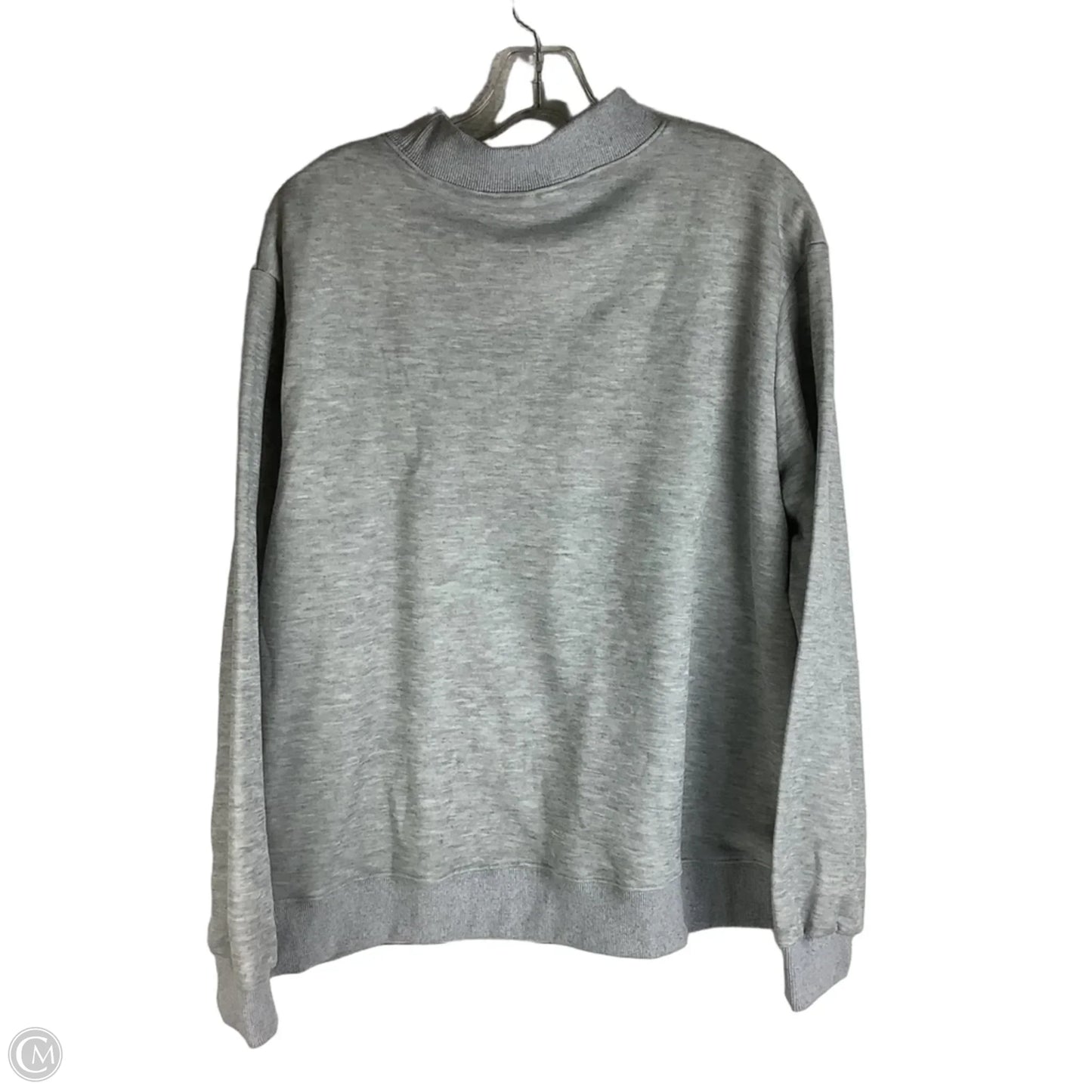 Sweatshirt Crewneck By Clothes Mentor In Grey, Size: Xl