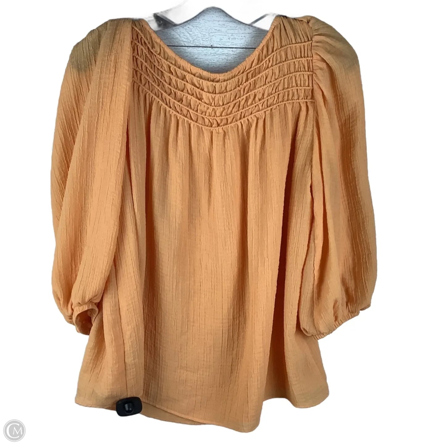 Top Long Sleeve By Current Air In Orange, Size: Xs