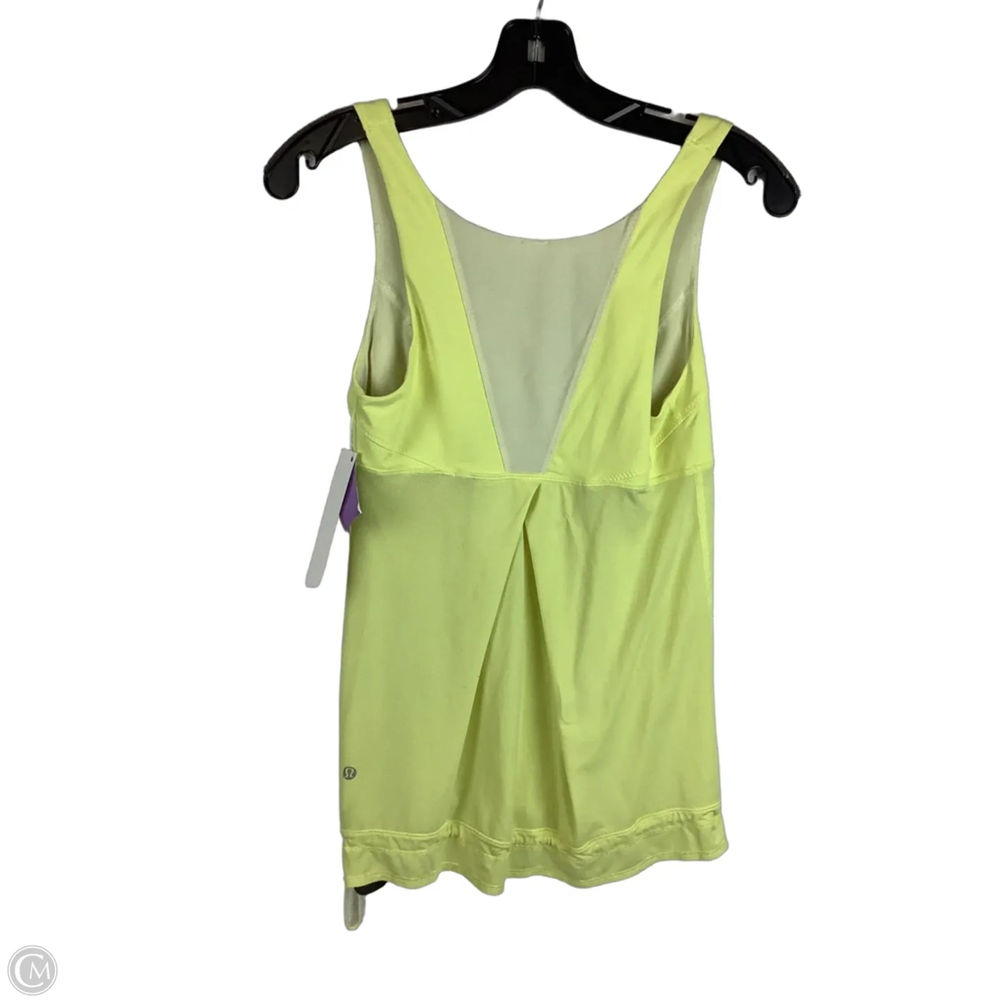 Athletic Tank Top By Lululemon In Yellow, Size: 6