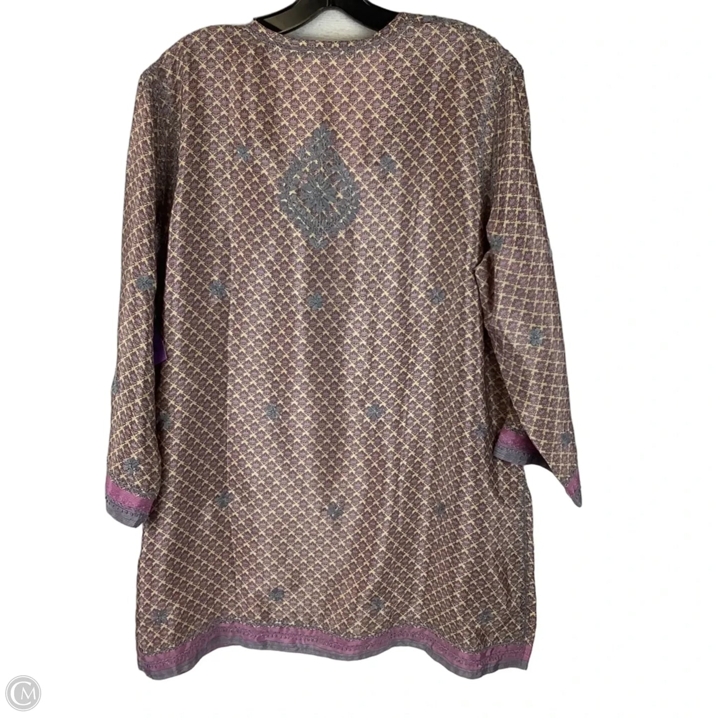 Top Long Sleeve By Gretchen Scott In Purple, Size: L