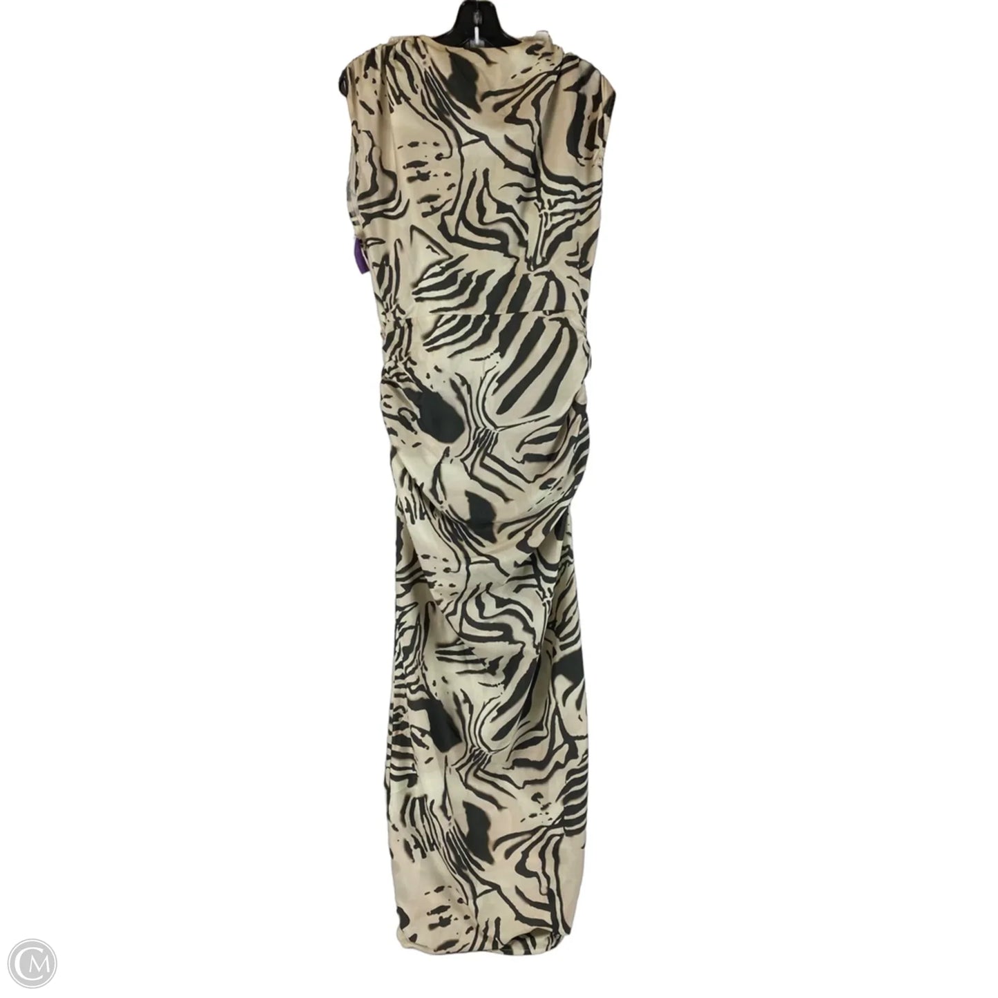 Dress Party Long By Pretty Little Thing In Zebra Print, Size: 6