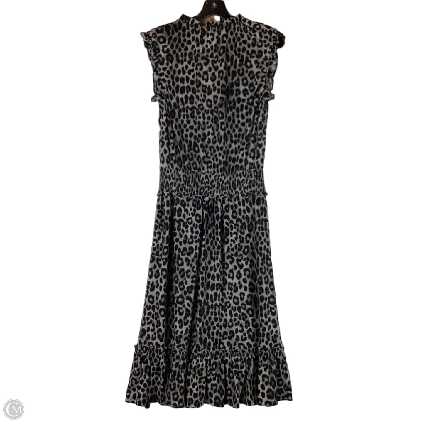 Dress Casual Midi By Michael By Michael Kors In Leopard Print, Size: S