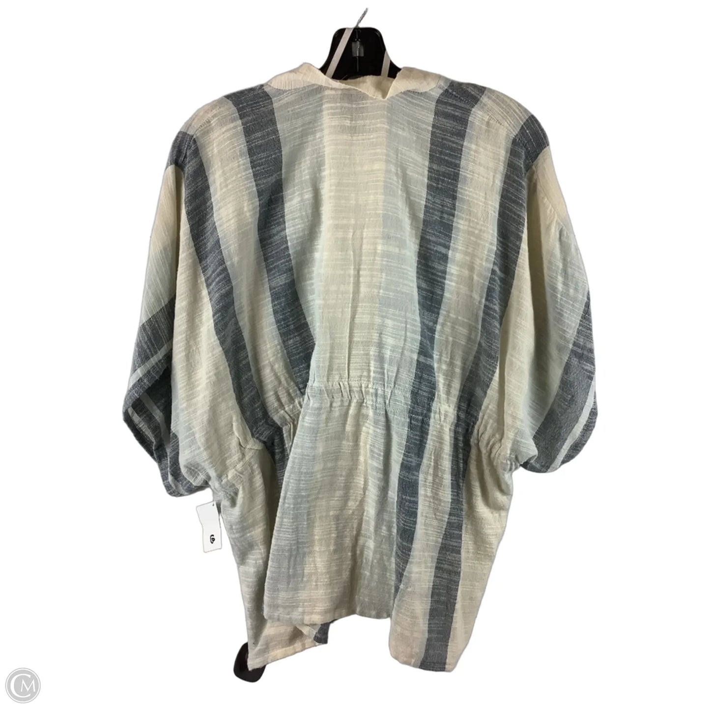 Kimono By Vince Camuto In Blue & Cream, Size: Osfm