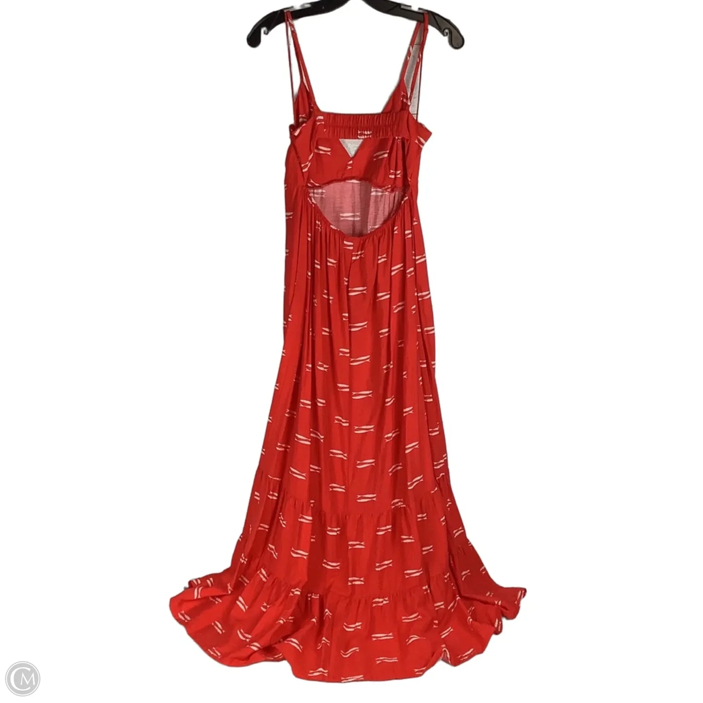 Dress Casual Maxi By A New Day In Red & White, Size: S