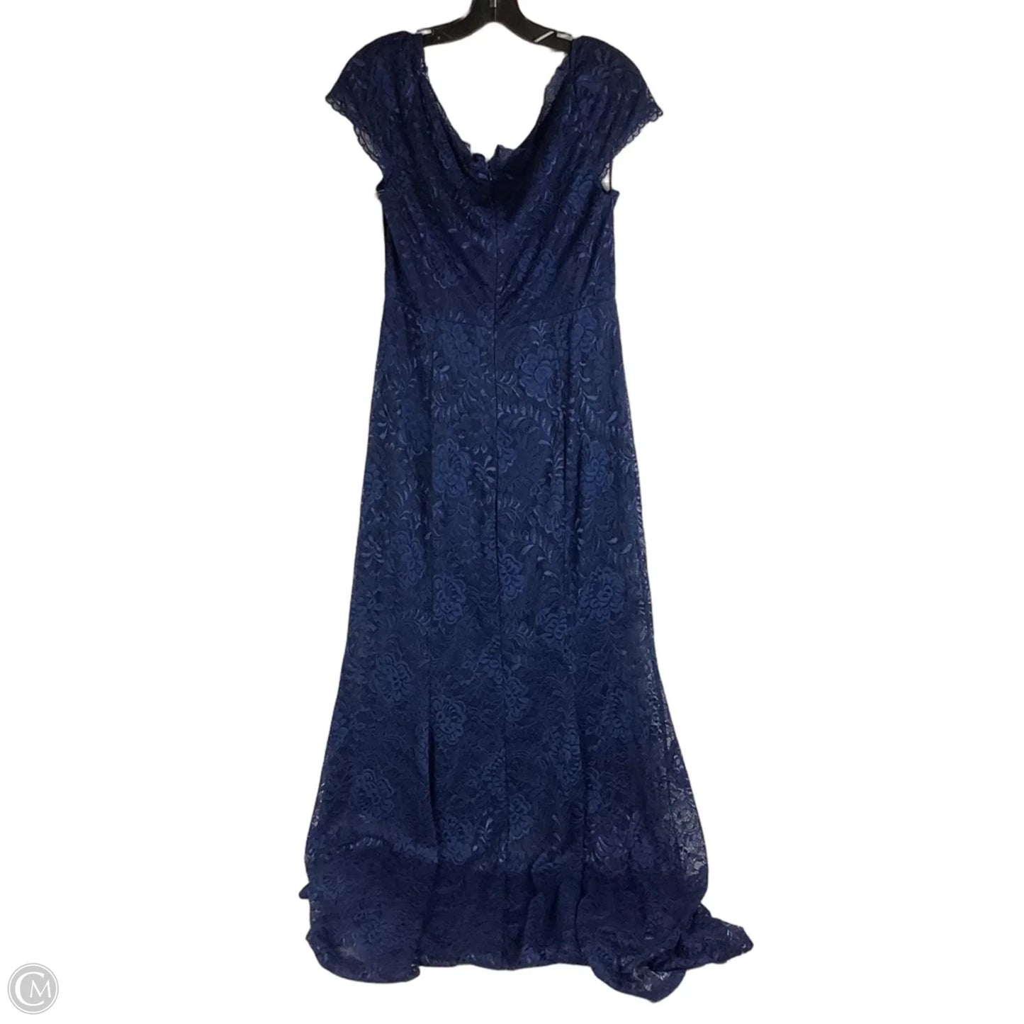 Dress Party Long By Lulus In Navy, Size: Xl
