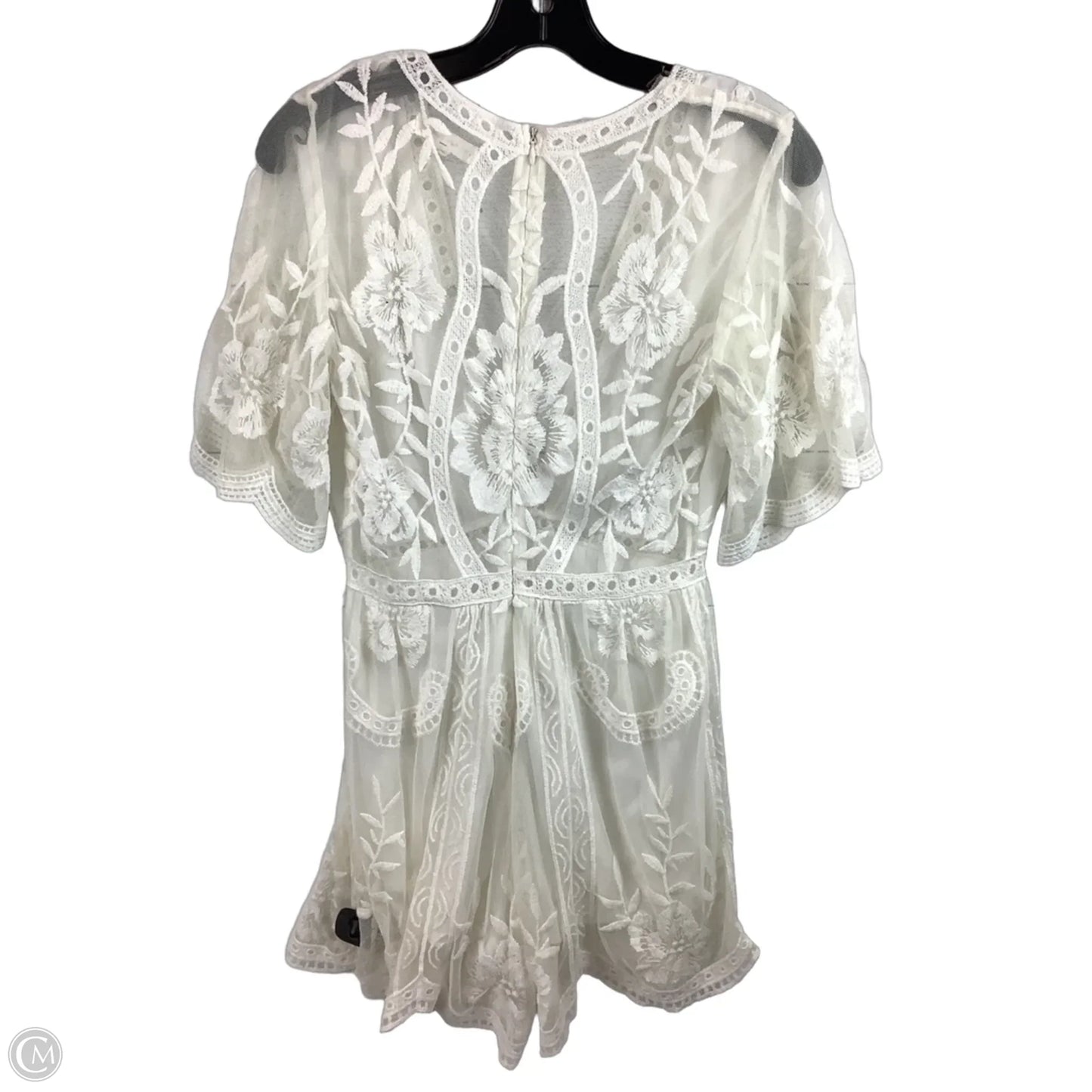 Romper By Honey Punch In White, Size: S