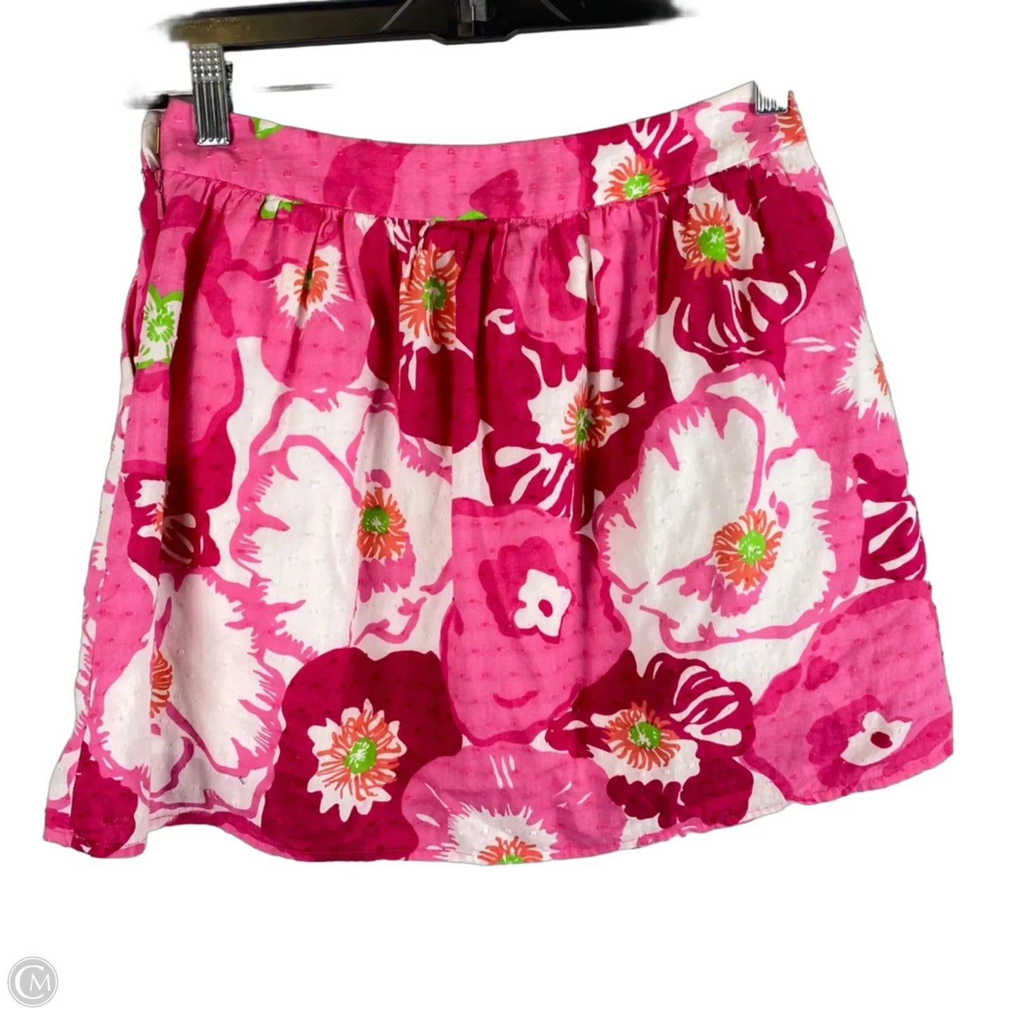 Skirt Designer By Lilly Pulitzer In Green & Pink, Size: 0