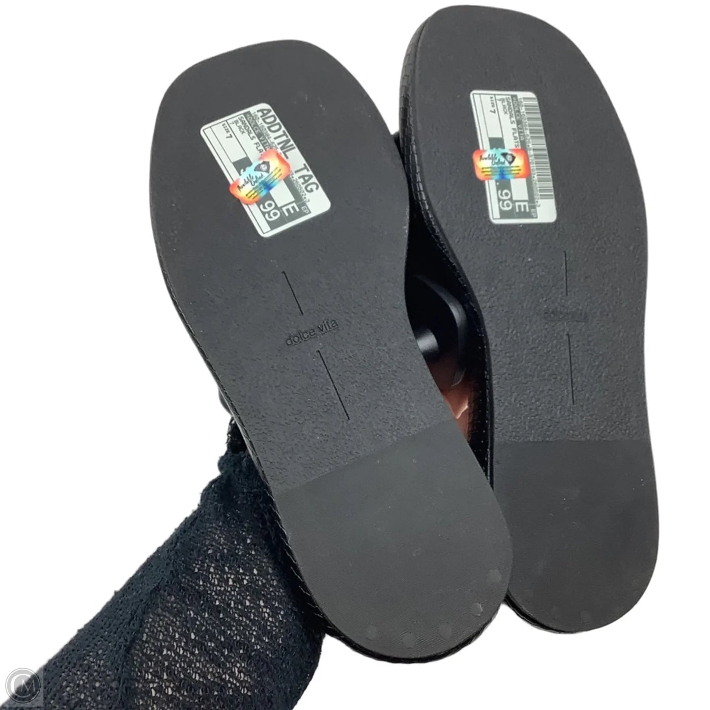 Sandals Flats By Dolce Vita In Black, Size: 7