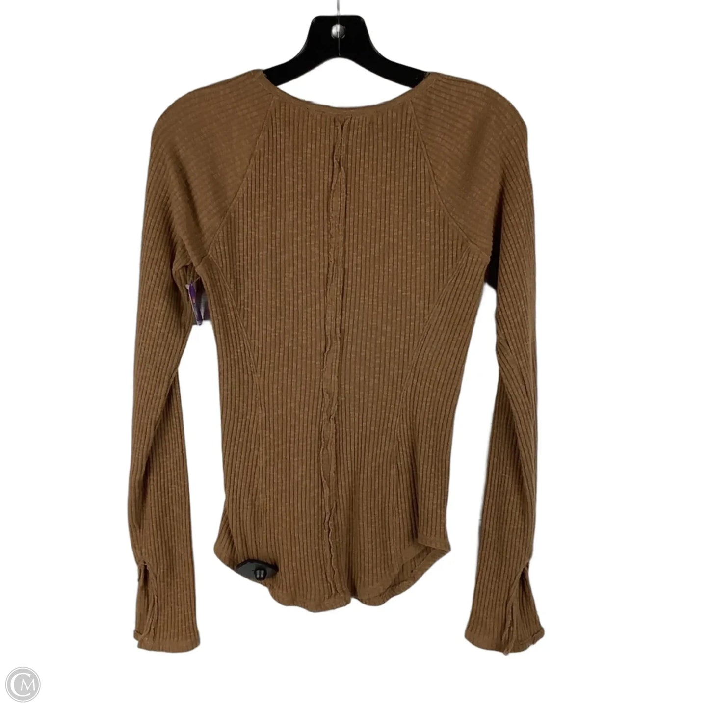 Top Long Sleeve By We The Free In Tan, Size: L