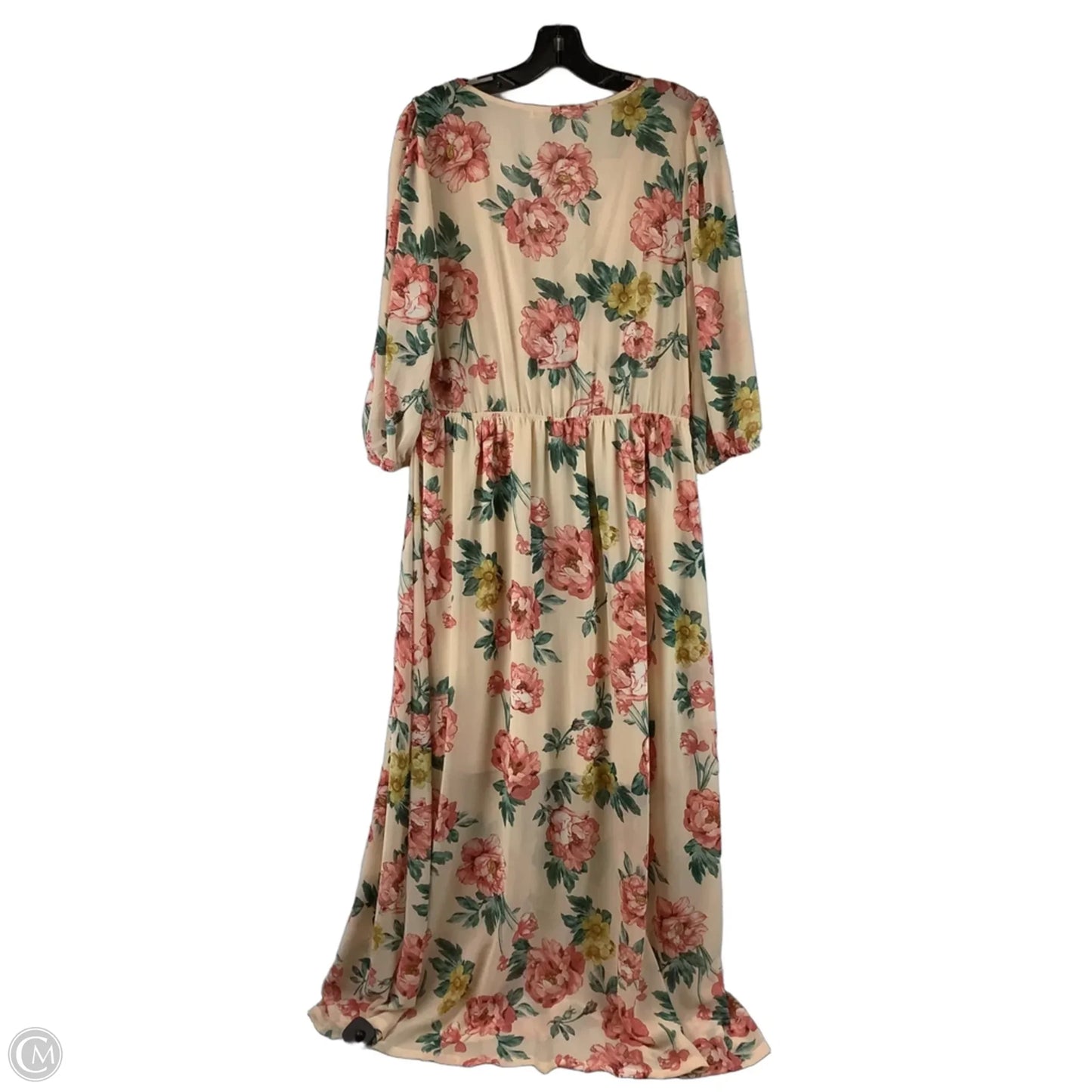 Dress Casual Maxi By Cmc In Floral Print, Size: L
