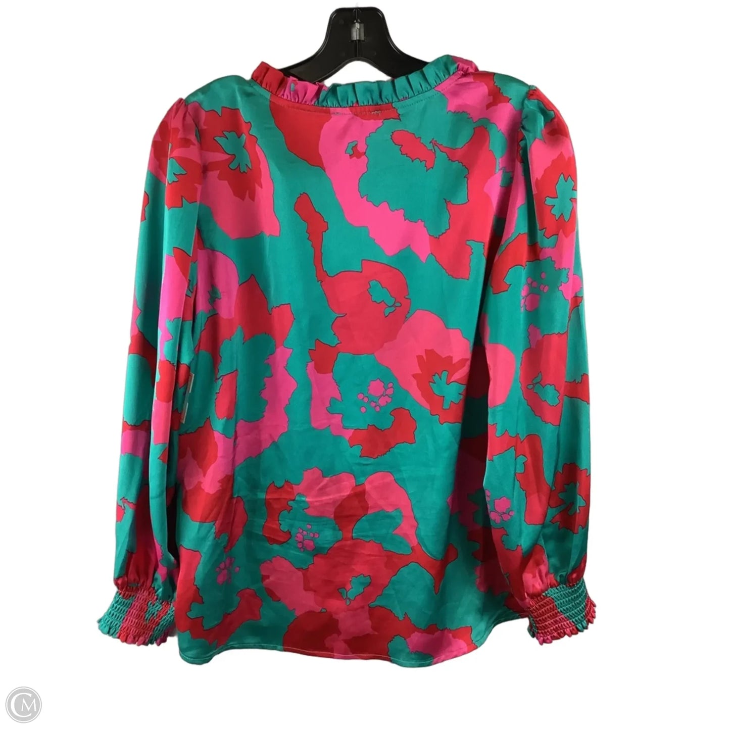 Top Long Sleeve By Jodifl In Green & Red, Size: S