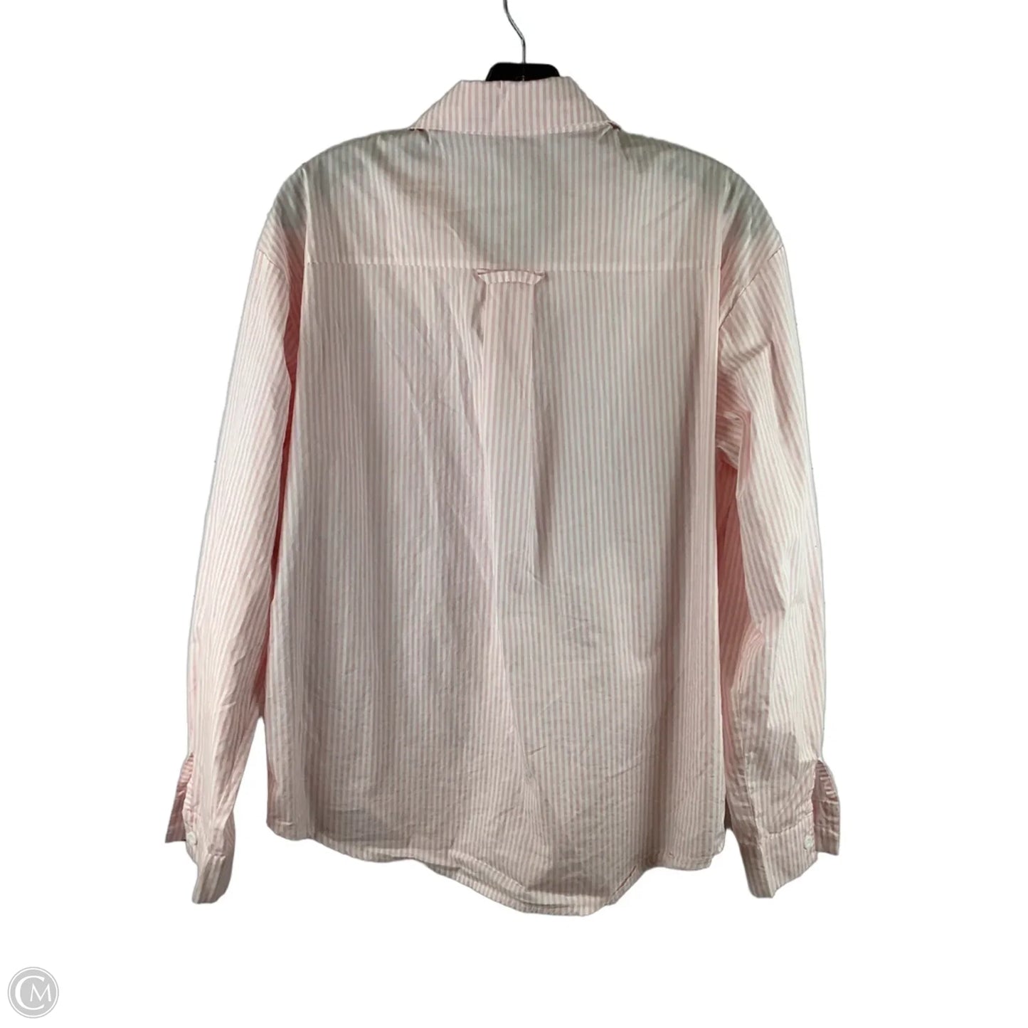 Top Long Sleeve By Edikted In Striped Pattern, Size: M