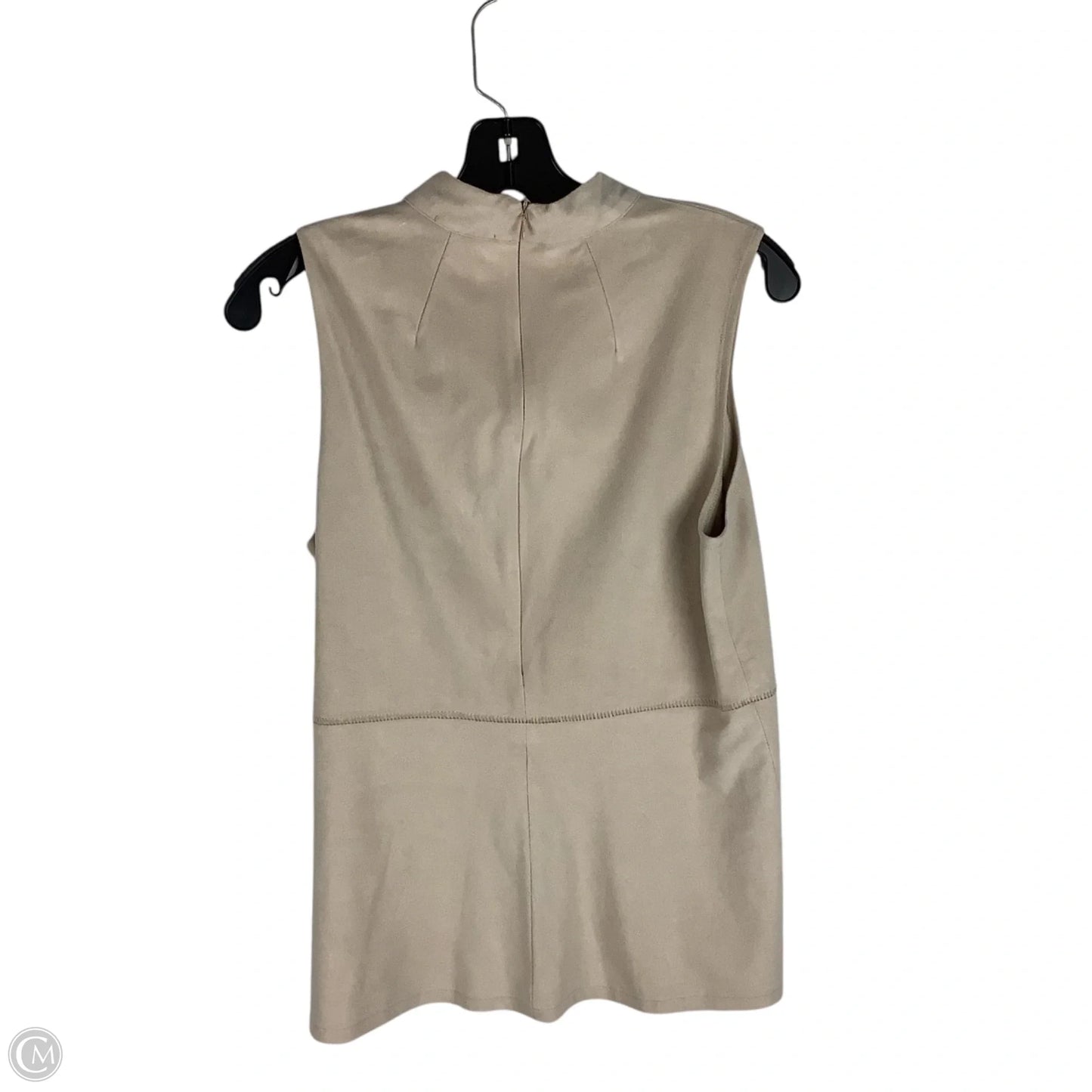Top Sleeveless By Lysse In Tan, Size: M