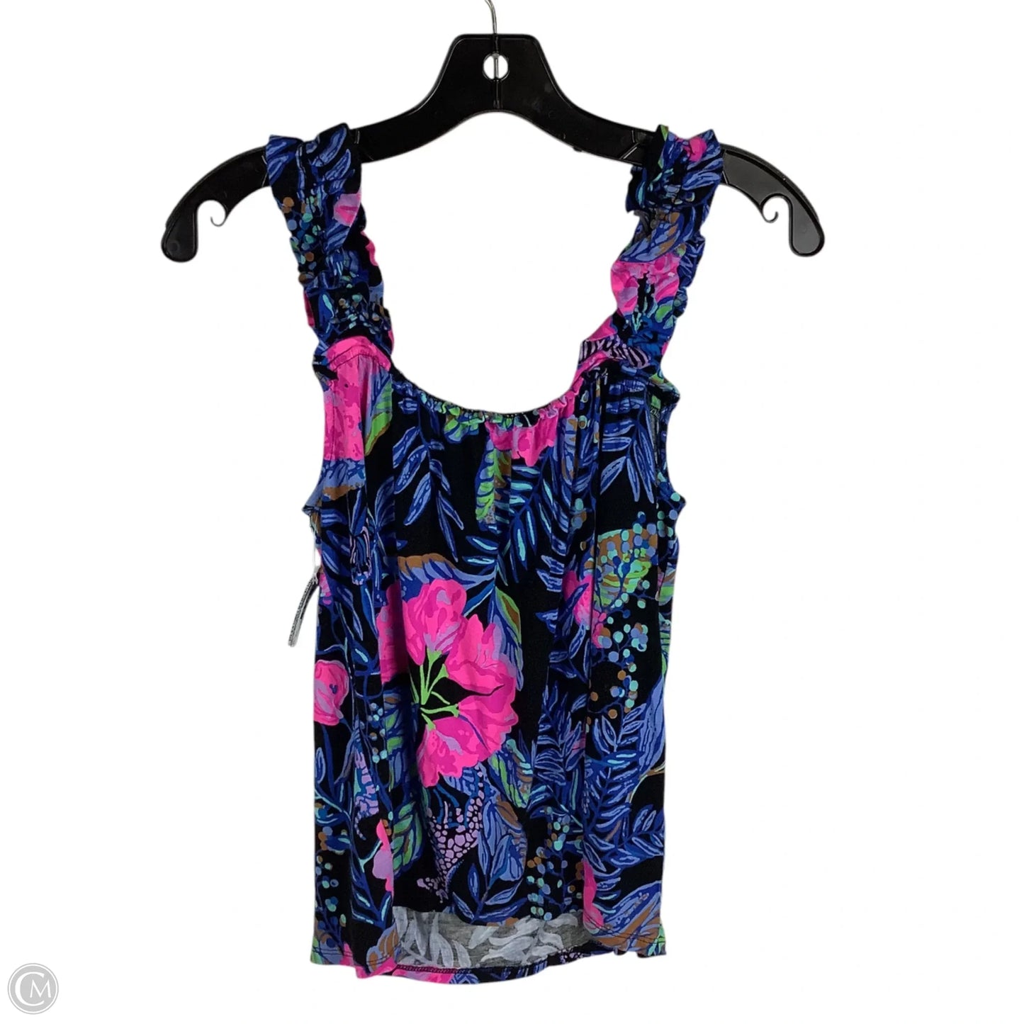 Top Sleeveless Designer By Lilly Pulitzer In Black, Size: Xs