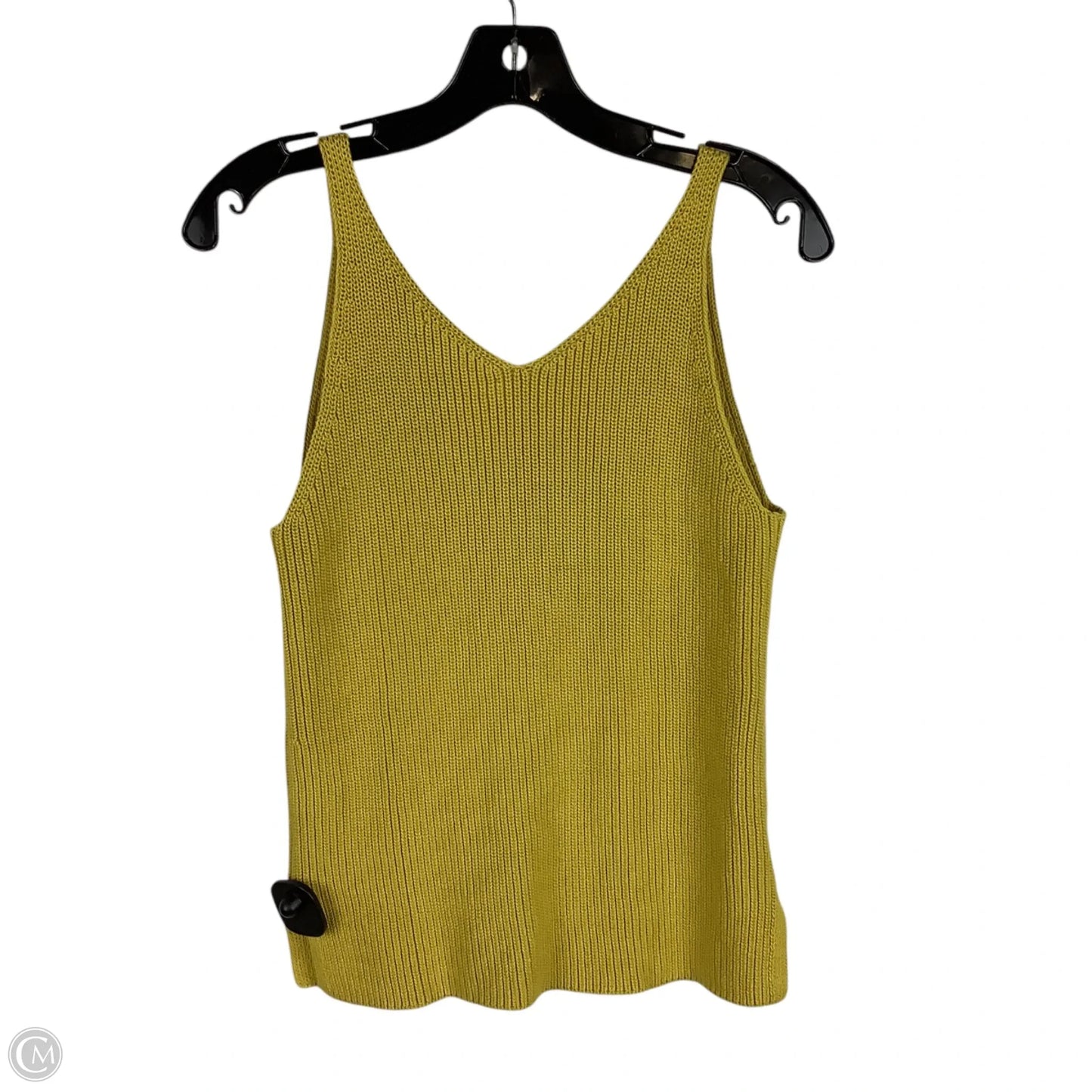 Top Sleeveless By Loft In Yellow, Size: Xs