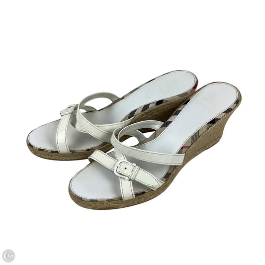 Shoes Luxury Designer By Luxury Designer In White, Size: 10.5 (41)