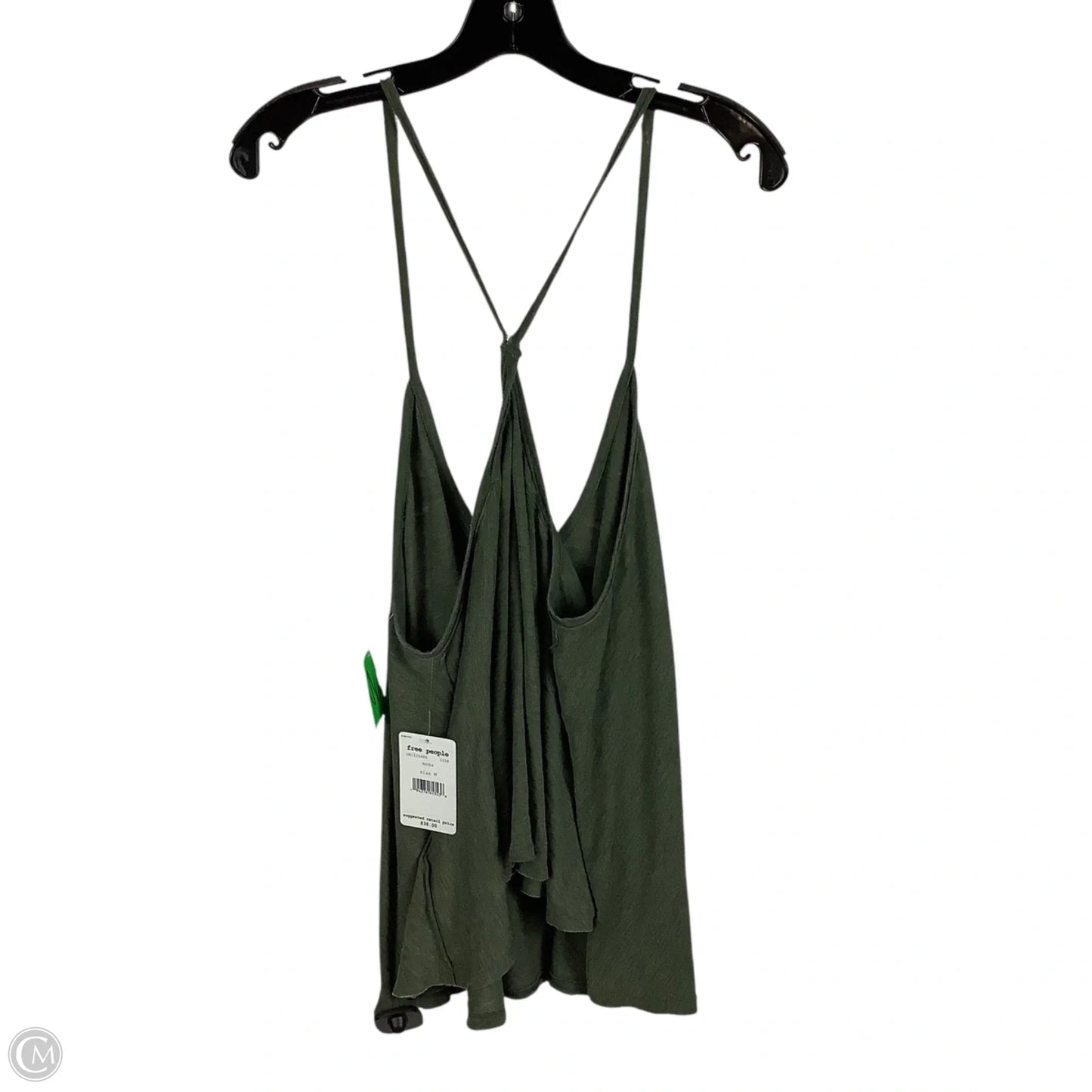 Top Sleeveless By Free People In Green, Size: M