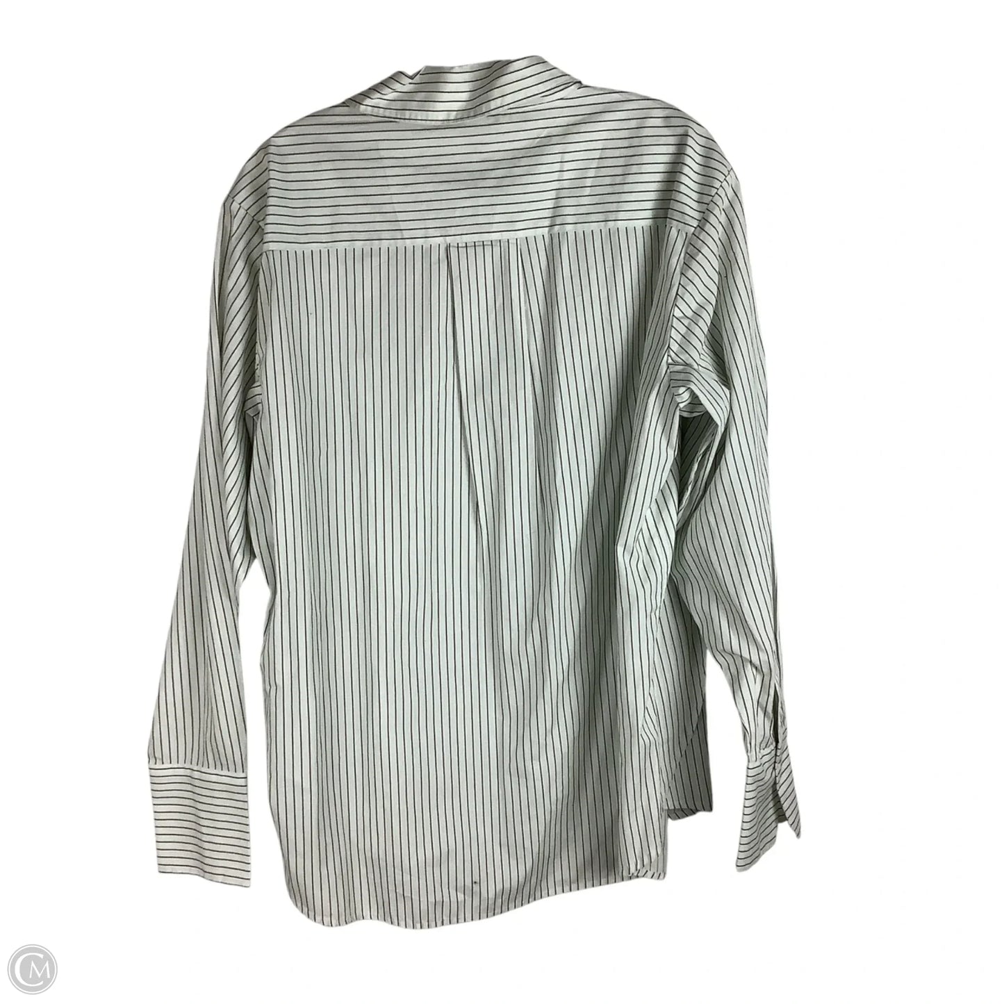 Top Long Sleeve By Paige In Striped Pattern, Size: L