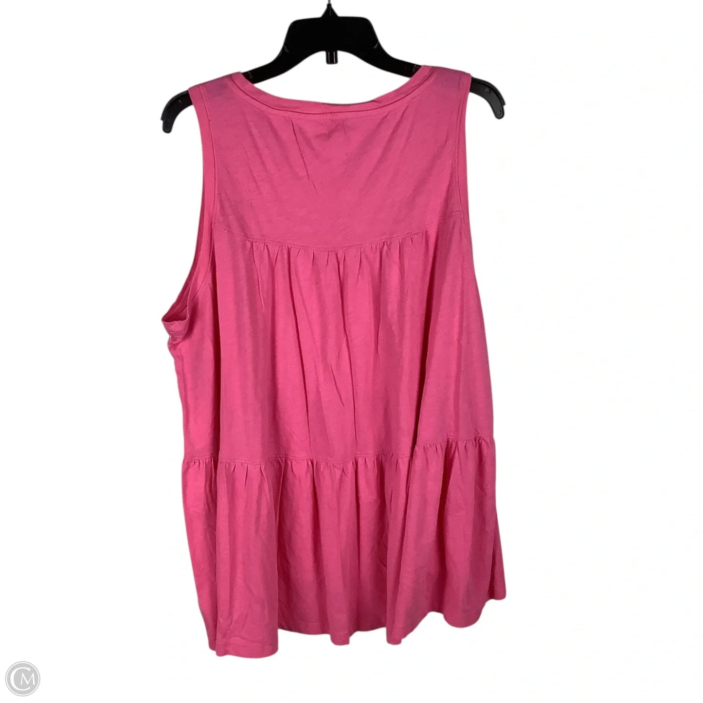 Top Sleeveless By Crown And Ivy In Pink, Size: Xxl
