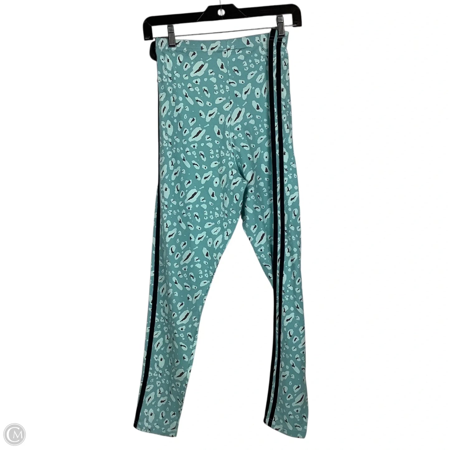 Athletic Leggings By Adidas In Blue, Size: M