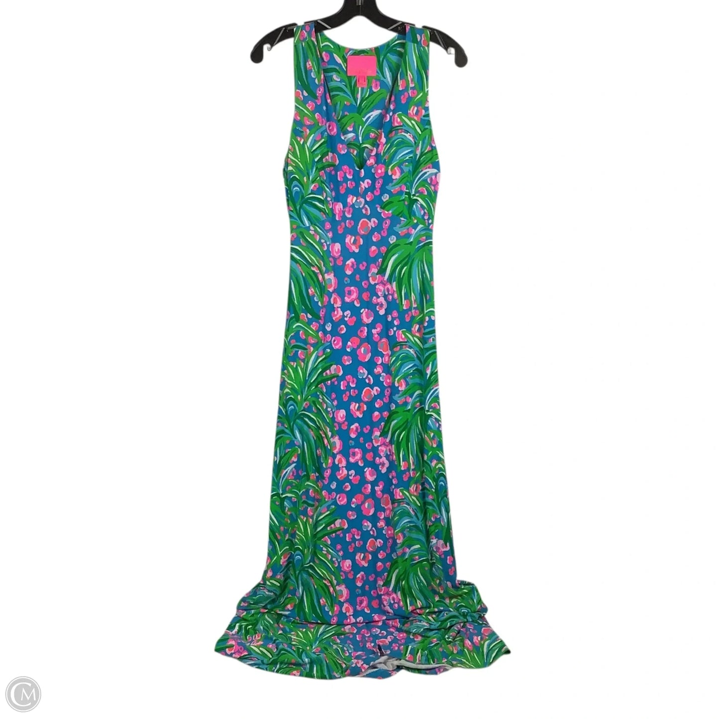 Dress Designer By Lilly Pulitzer In Blue & Green, Size: S