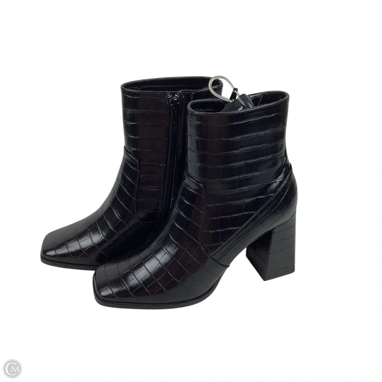 Boots Ankle Heels By Cmc In Black, Size: 8